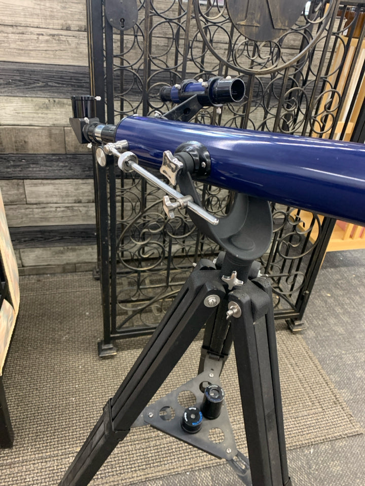 NAVY BLUE MEADE 227 TELESCOPE.
