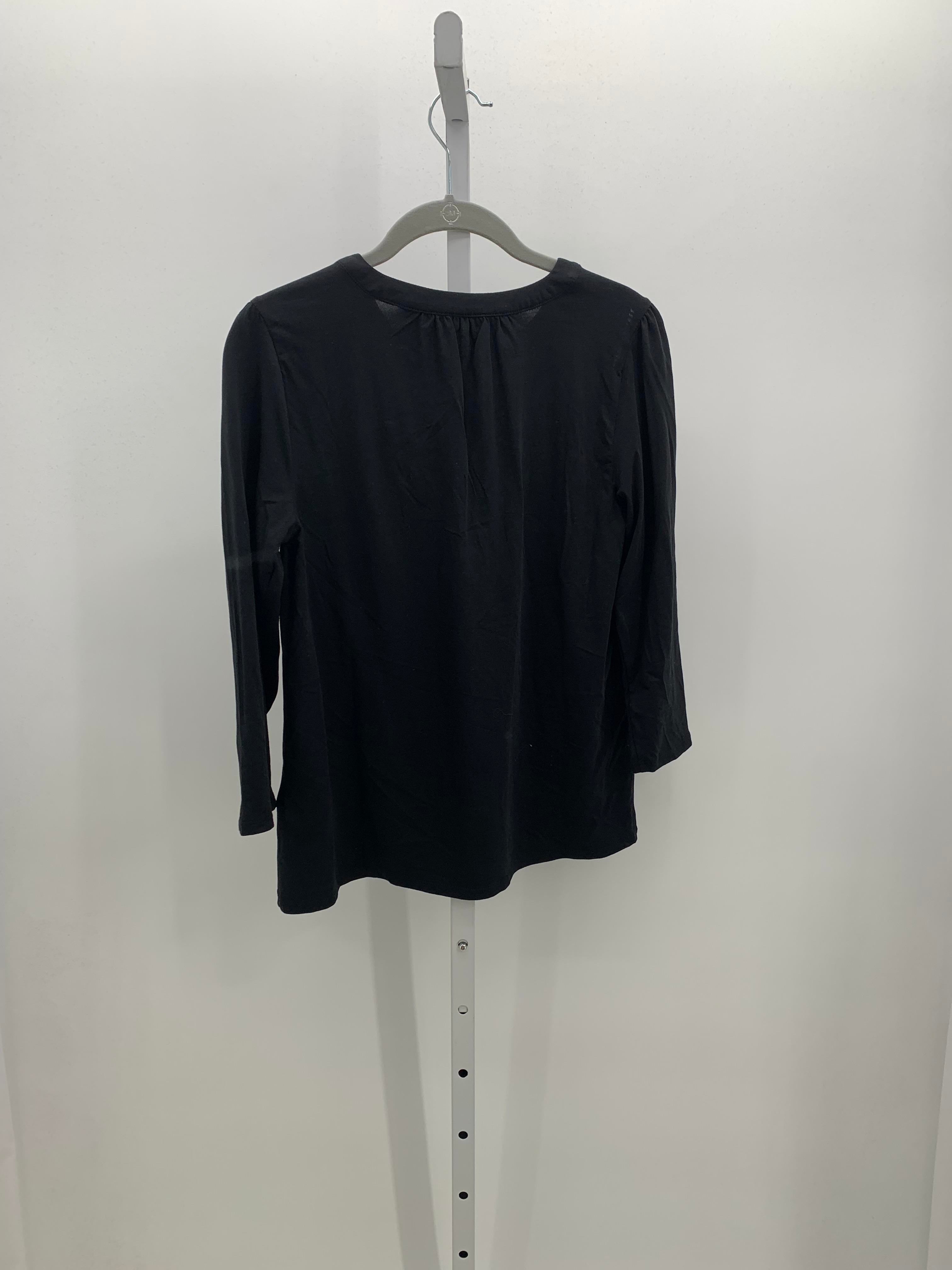 Lands End Size X Small Misses 3/4 Sleeve Shirt