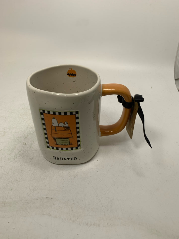 RAE DUNN SNOOPY HAUNTED MUG.