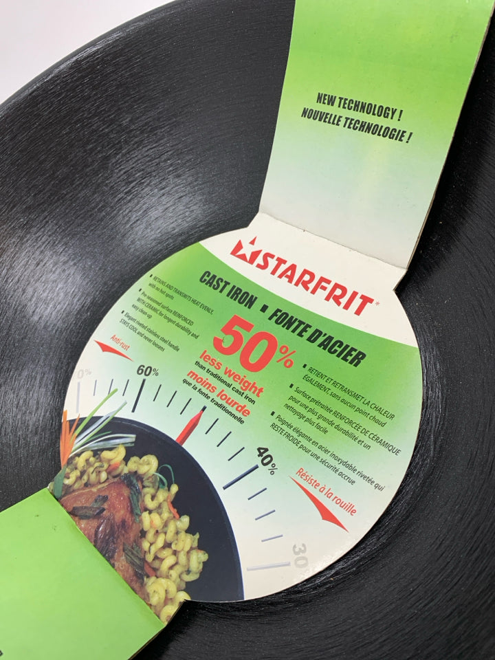 NWT STARFRIT CAST-IRON SKILLET.