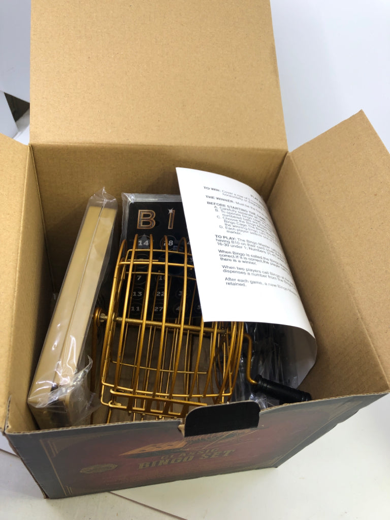 NIB CLASSIC BINGO SET.