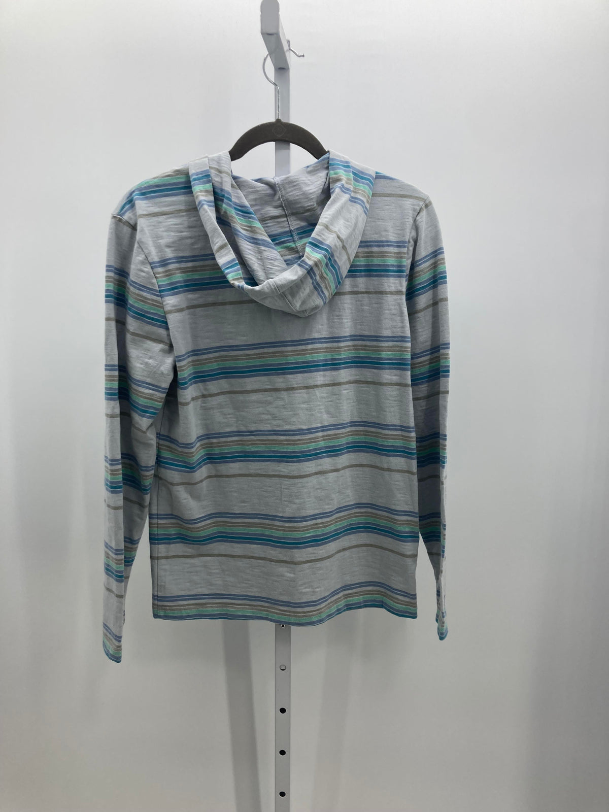 HOODED STRIPES KNIT