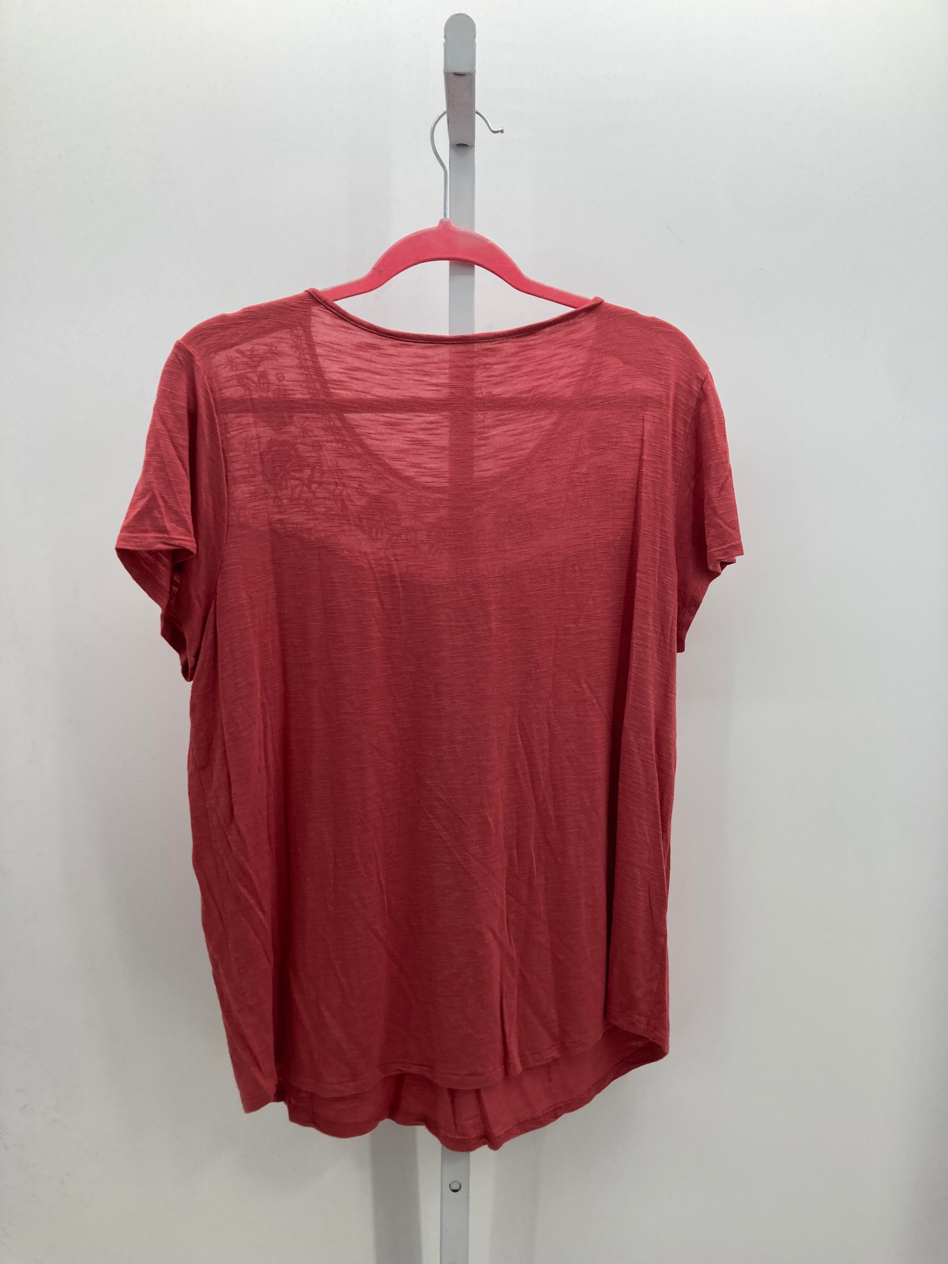 St. Johns Bay Size Large Misses Short Sleeve Shirt