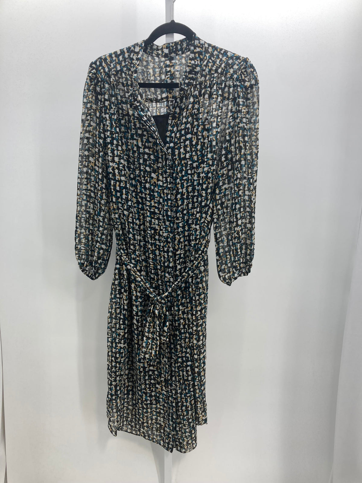 Maggy London Size 12 Misses Long Sleeve Dress