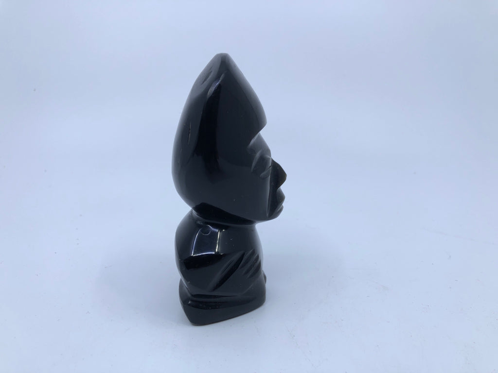 CARVED STONE MAN.