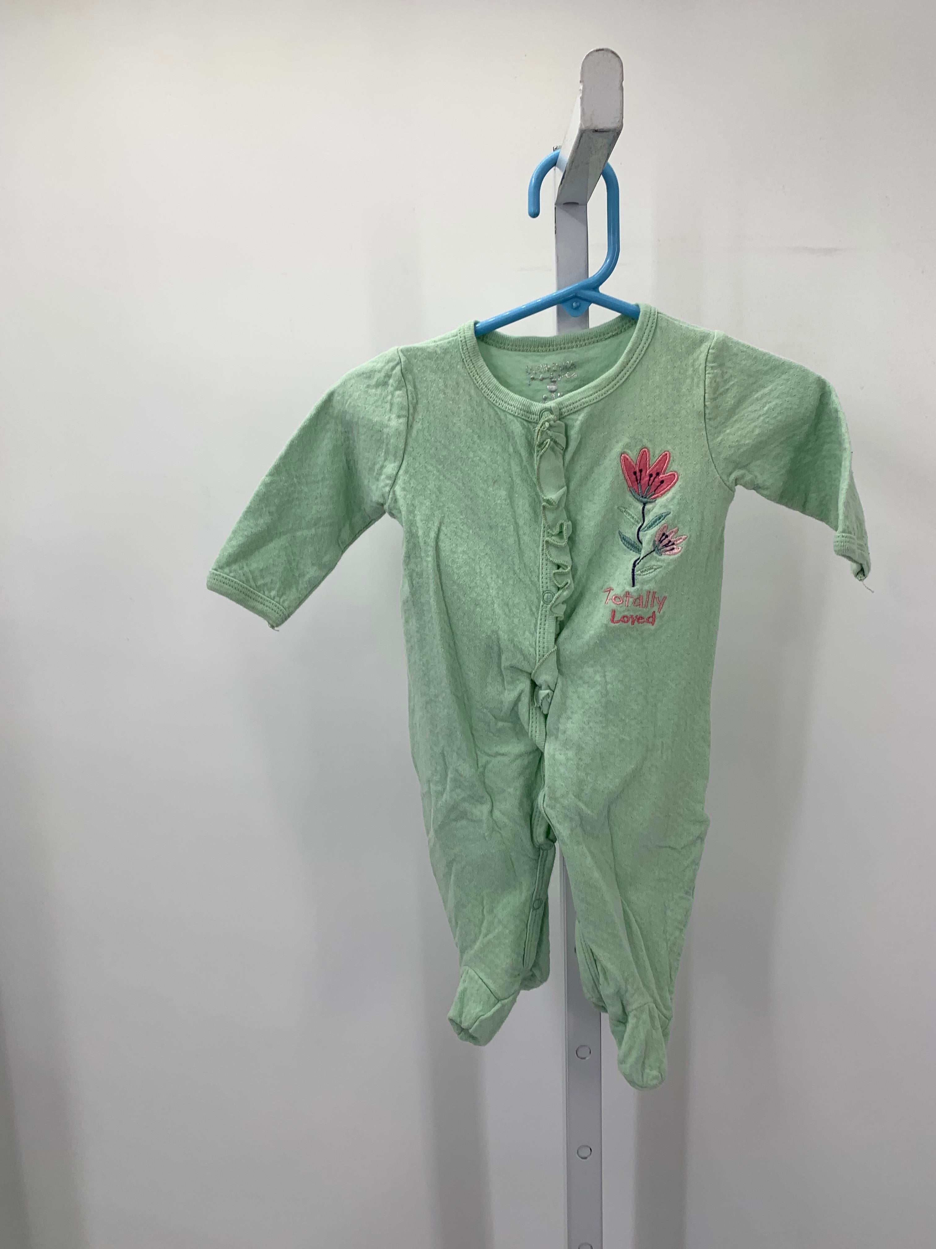 Duck Duck Goose Size 0-3 months Girls Long Slv. Romper