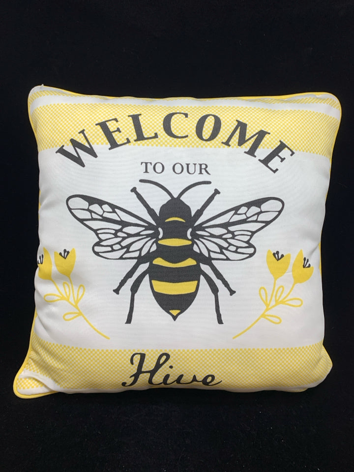WELCOME TO OUR HIVE PILLOW.