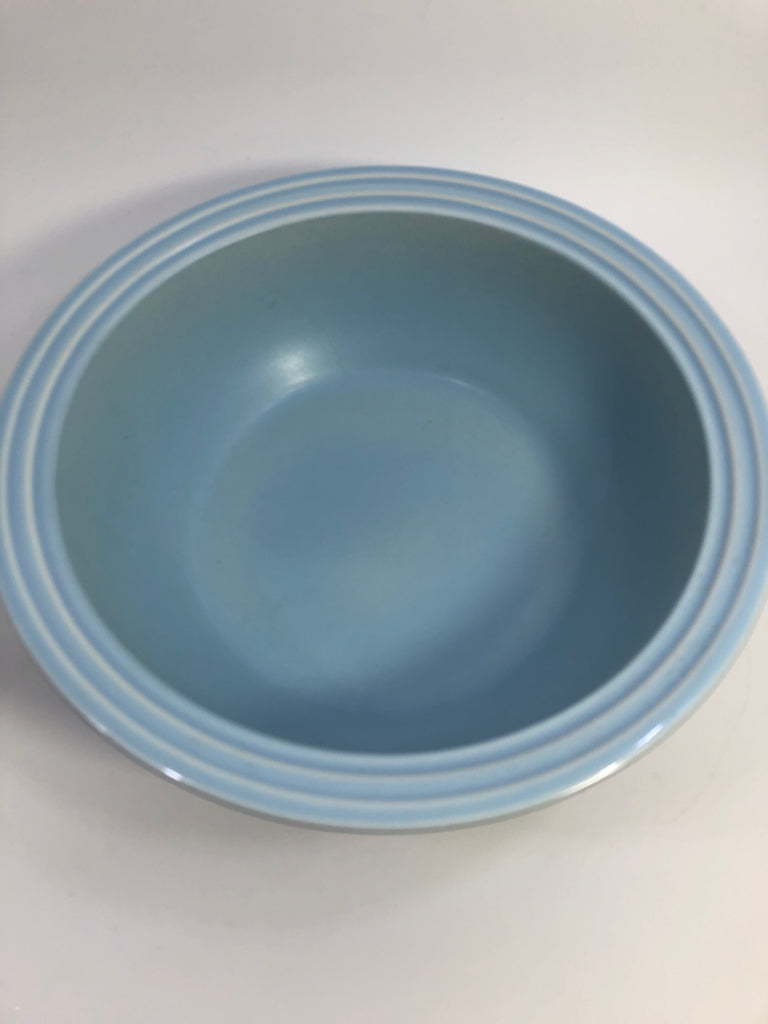 LT BLUE PFALTZGRAFF SERVING BOWL.