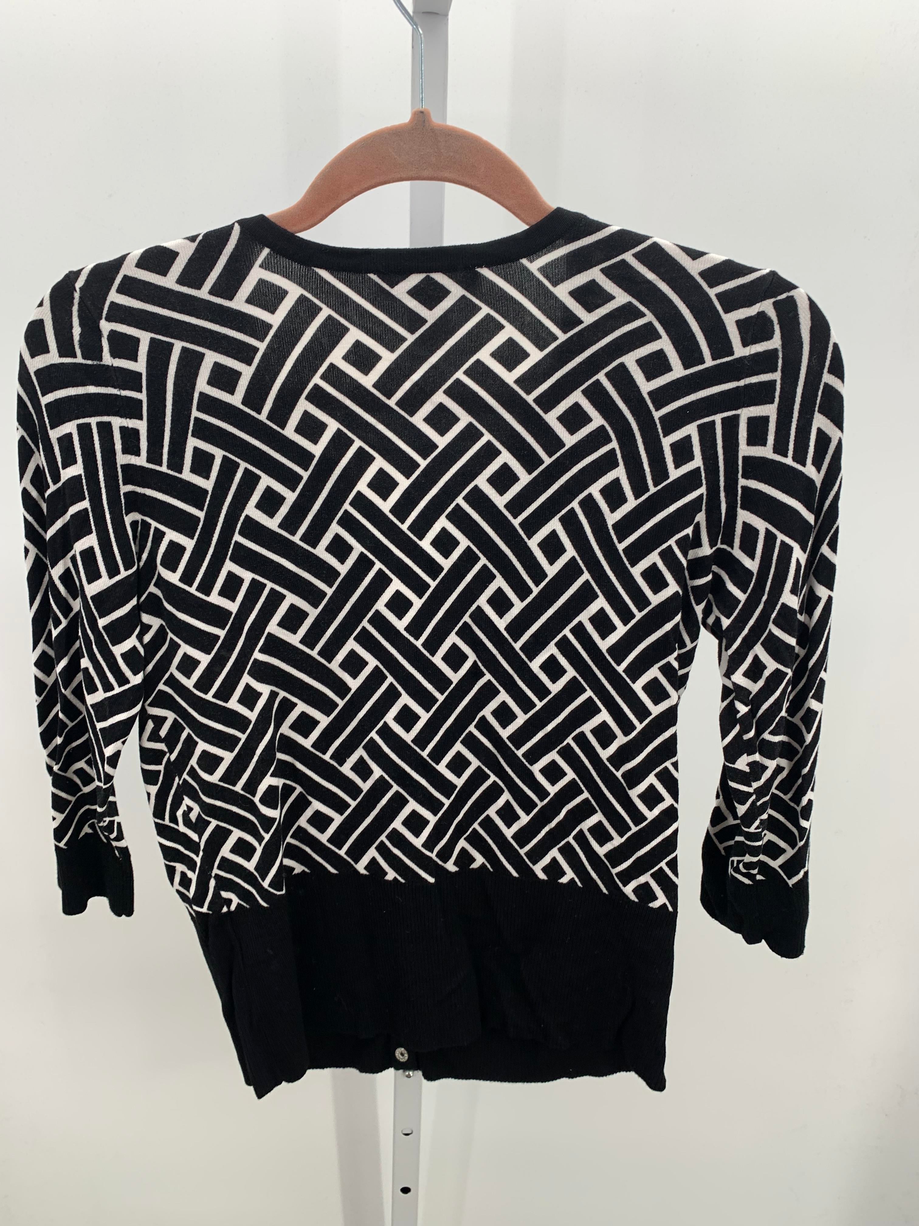 White House Black Size Small Misses 3/4 Sleeve Sweater