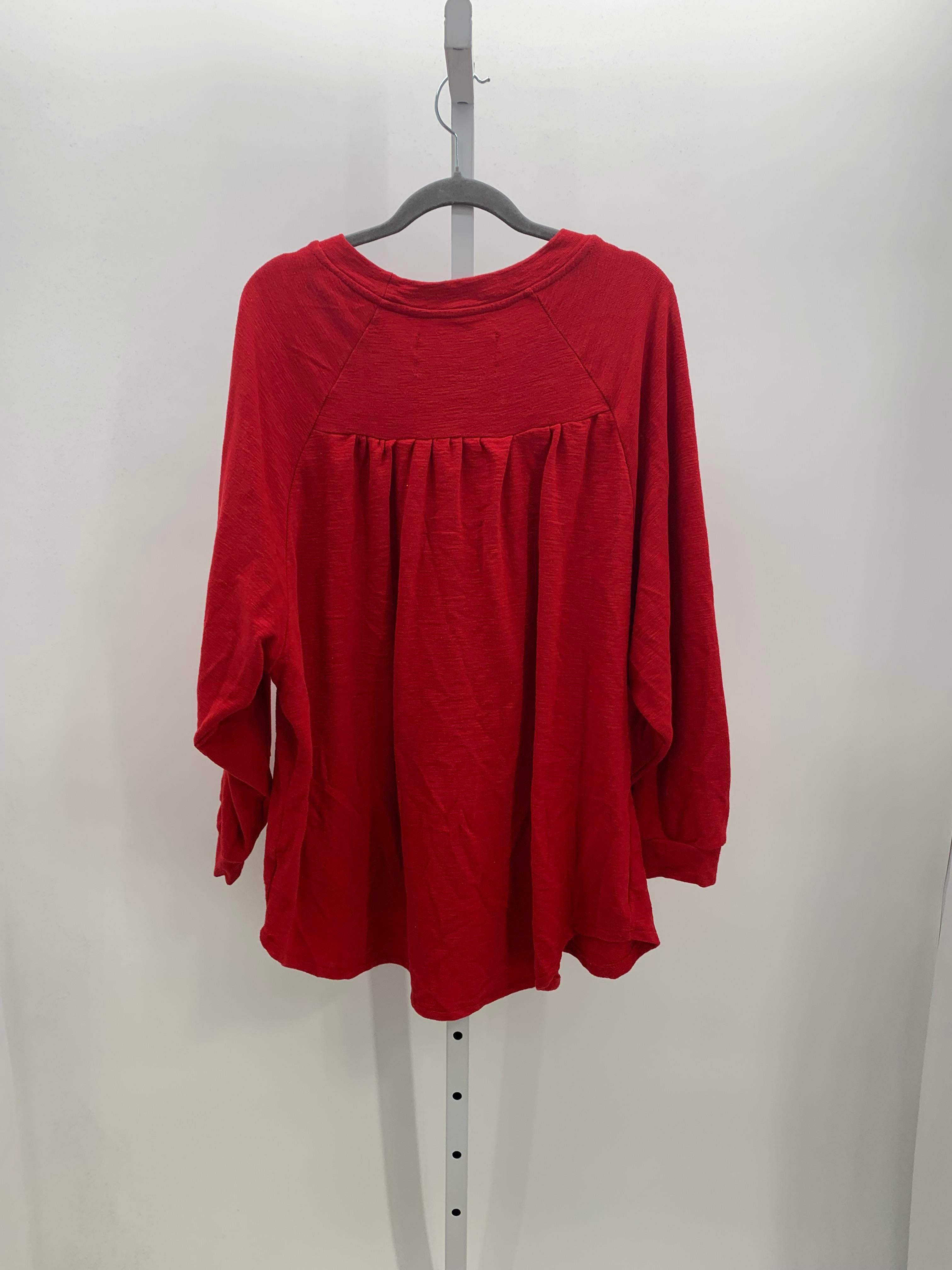 Cupio Size 2X Womens Long Sleeve Shirt