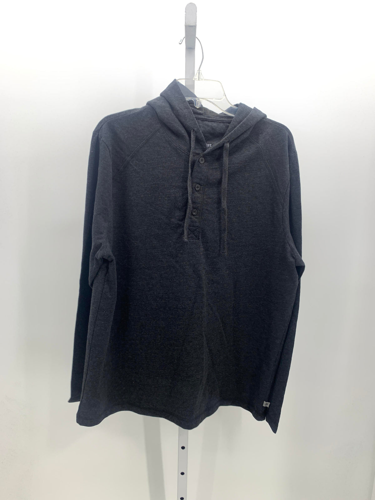 HOODED BTNS KNIT.