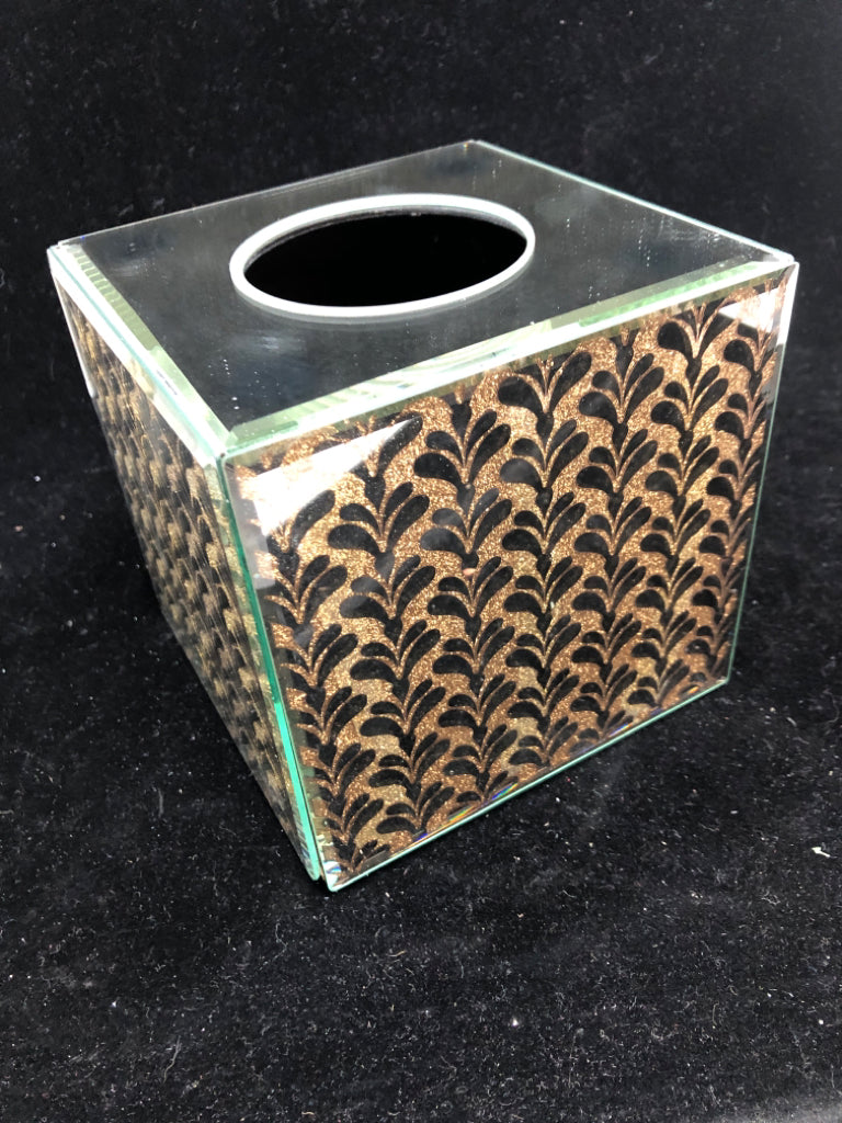 MIRROR TISSUE BOX COVER