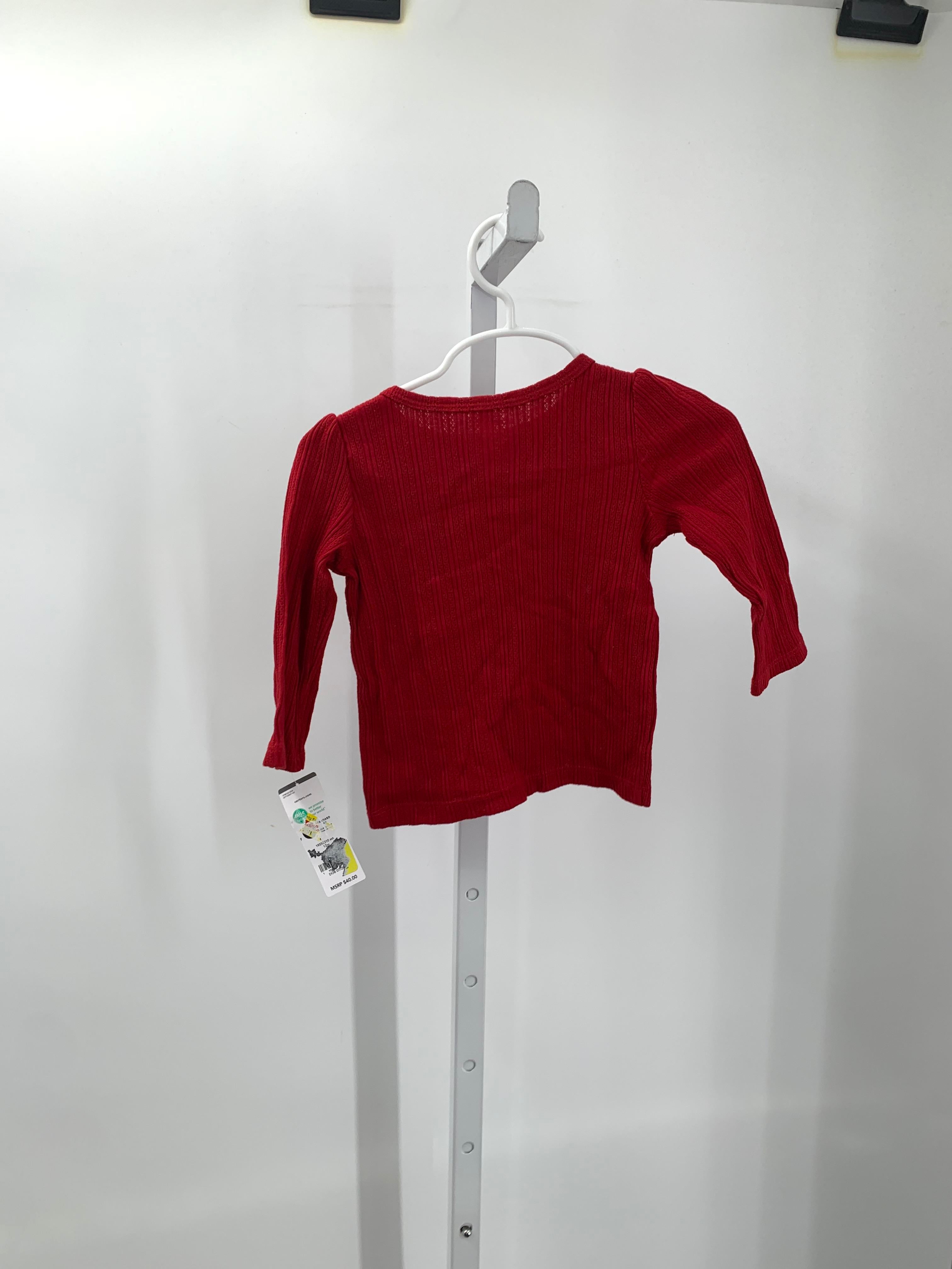 Carters Size 12 Months Girls Long Sleeve Shirt