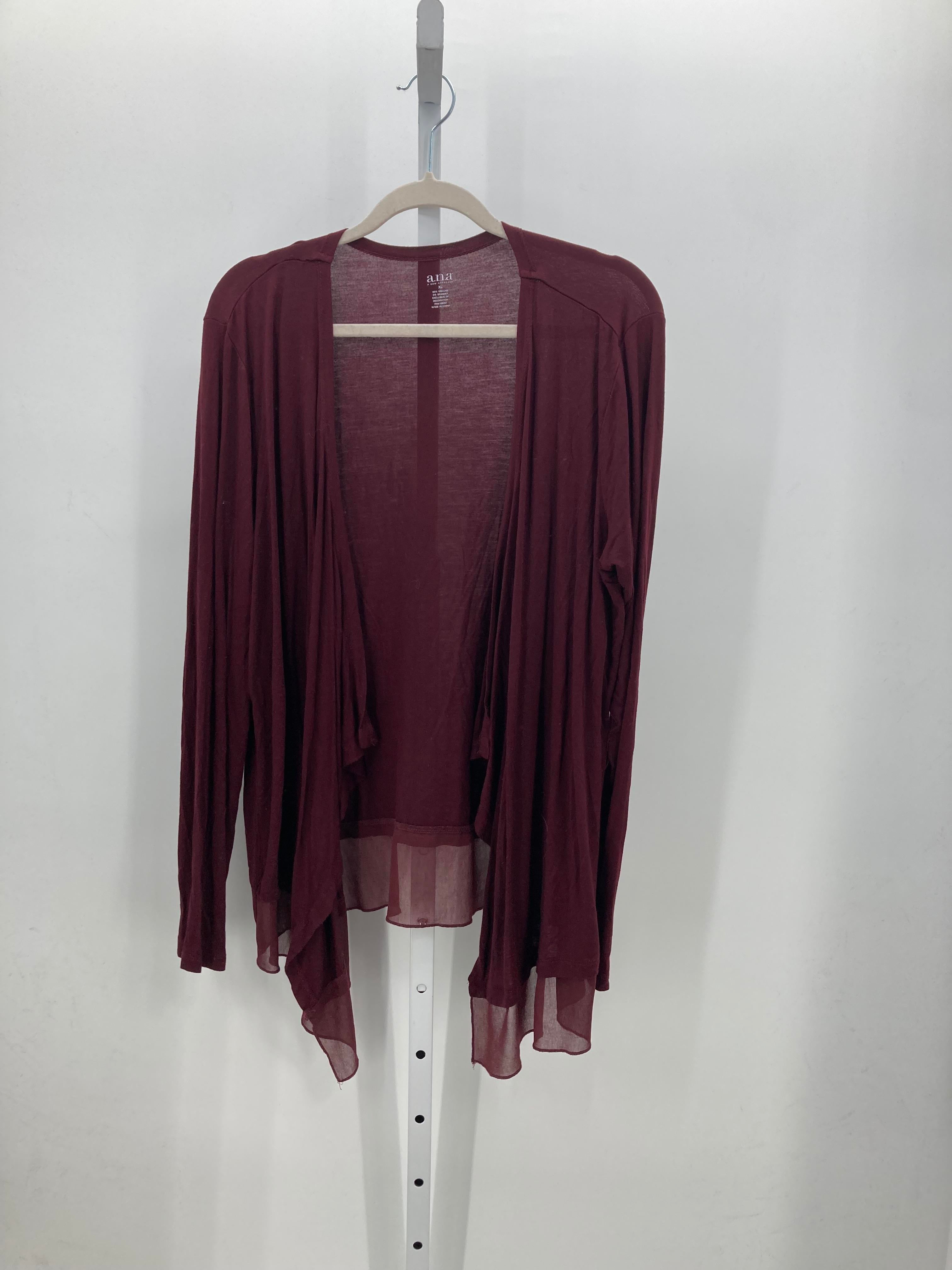 A.N.A. Size Extra Large Misses Cardigan