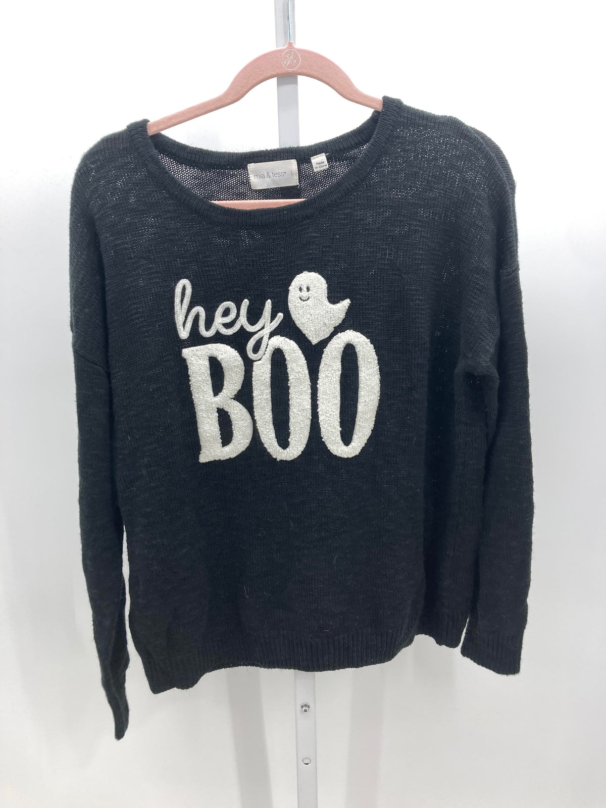 LONG SLEEVE SWEATER HEY BOO