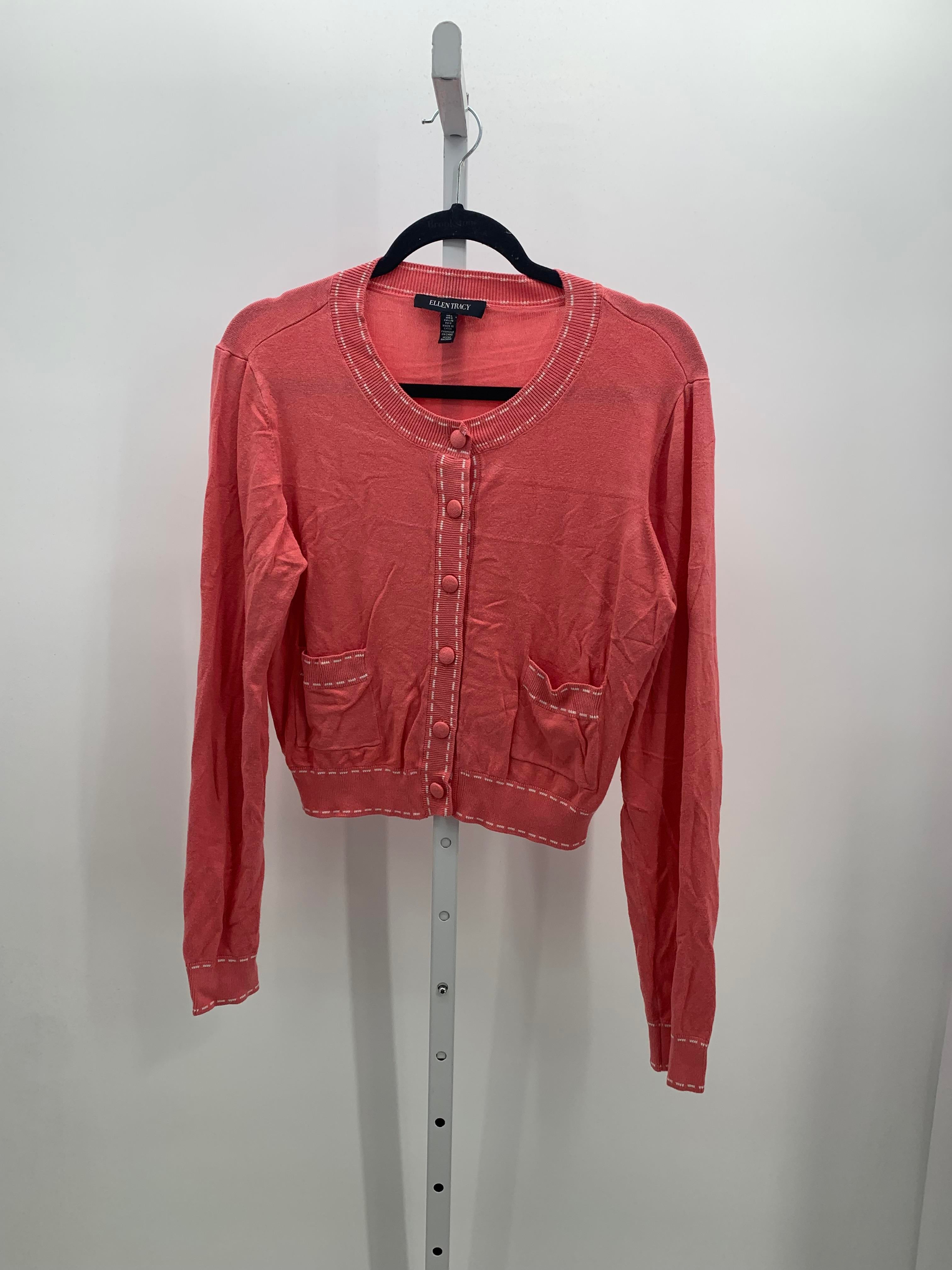 Ellen Tracy Size Large Misses Long Slv Sweater