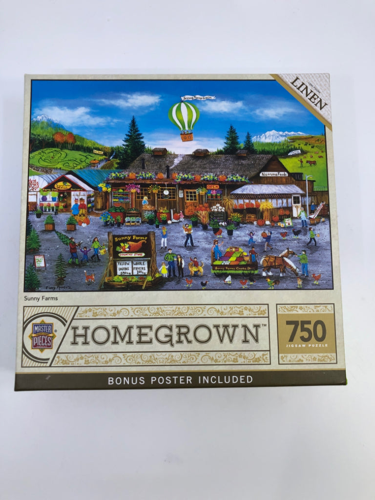 NIB SUNNY FARMS PUZZLE.