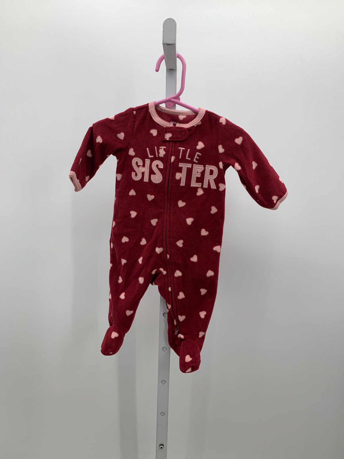 Carters Size 3 Months Girls Long Slv. Romper