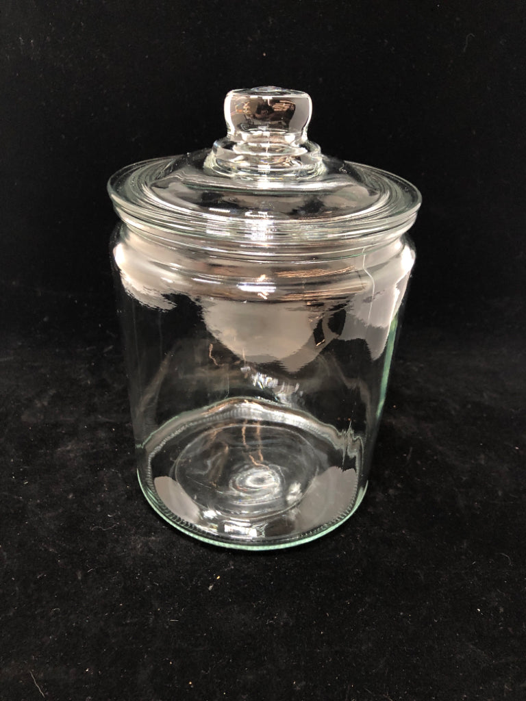SM GLASS CANISTER.