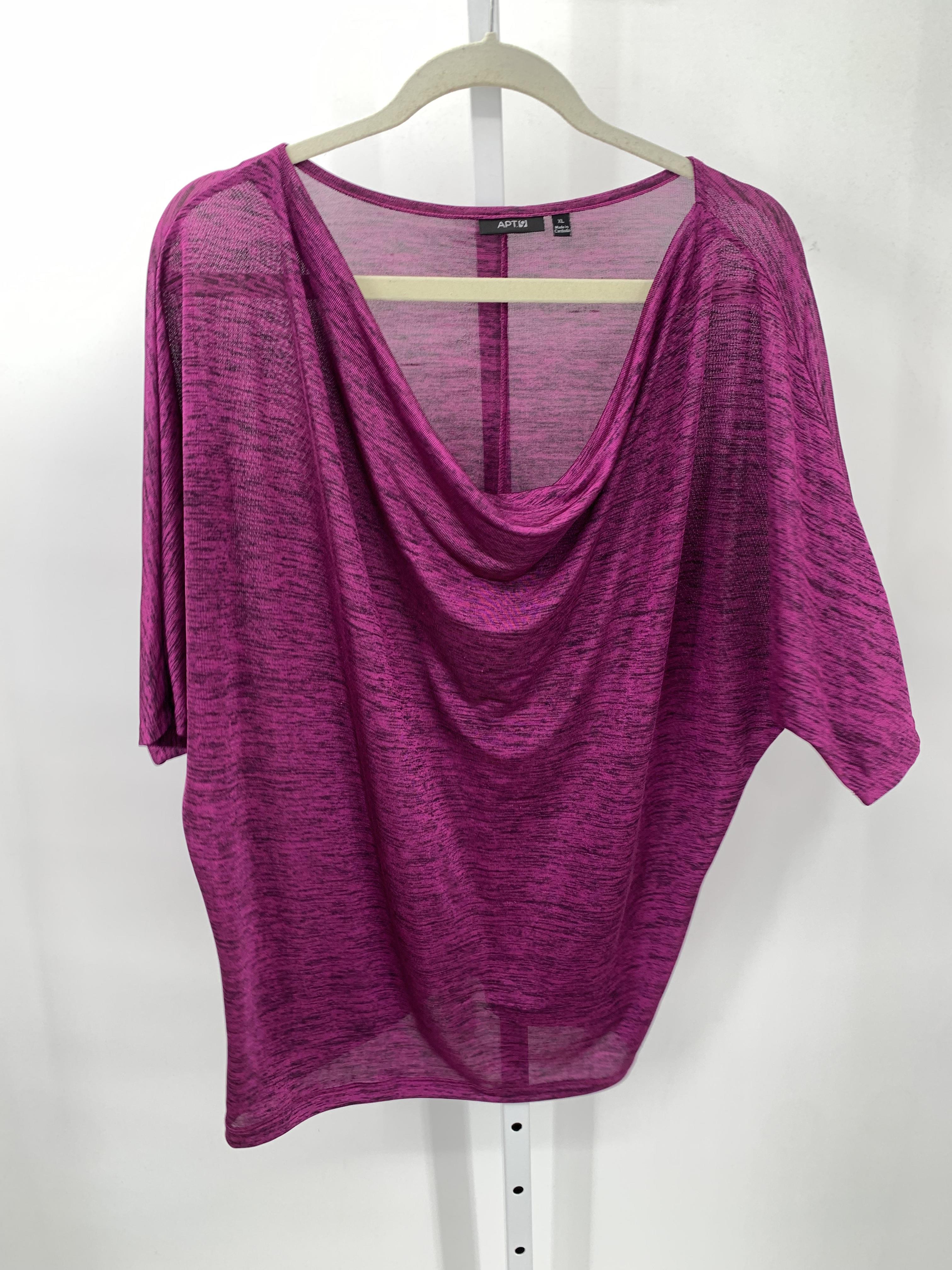 Apt. 9 Size Extra Large Misses Short Sleeve Shirt