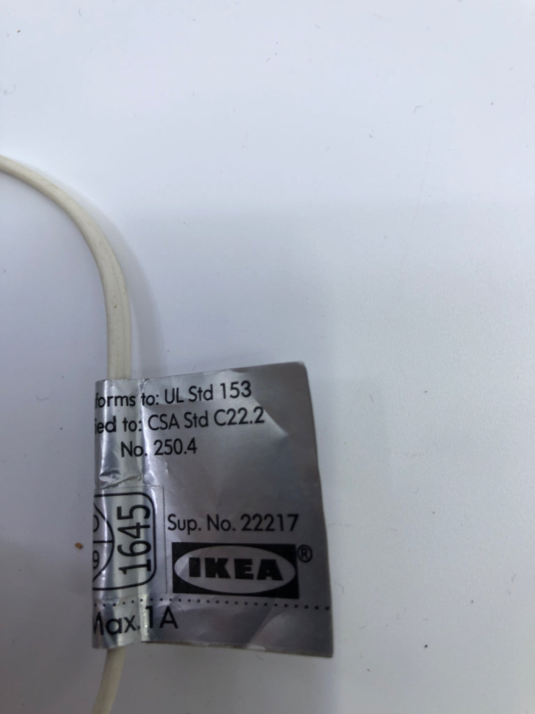 MINIMALIST DESIGN BLUE BENT WIRE LIGHT.