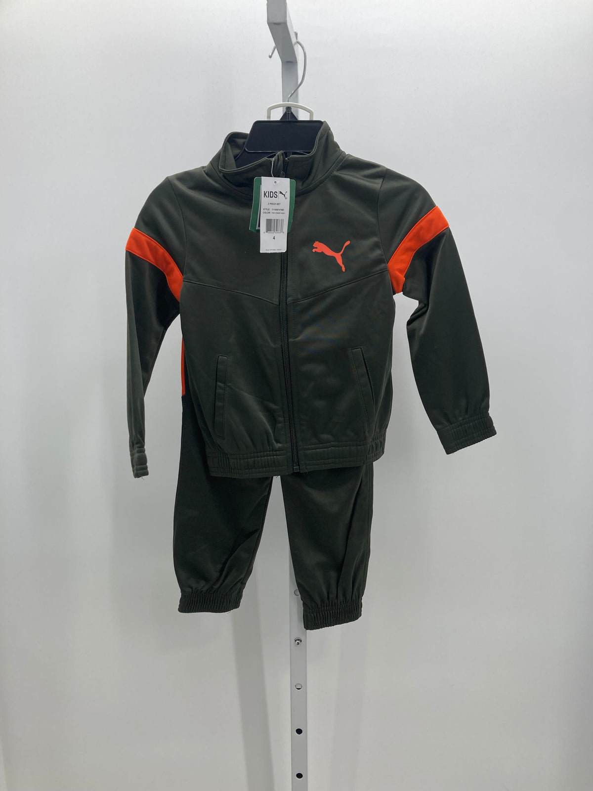 NEW ORANGE ZIP UP JACKET AND PANTS