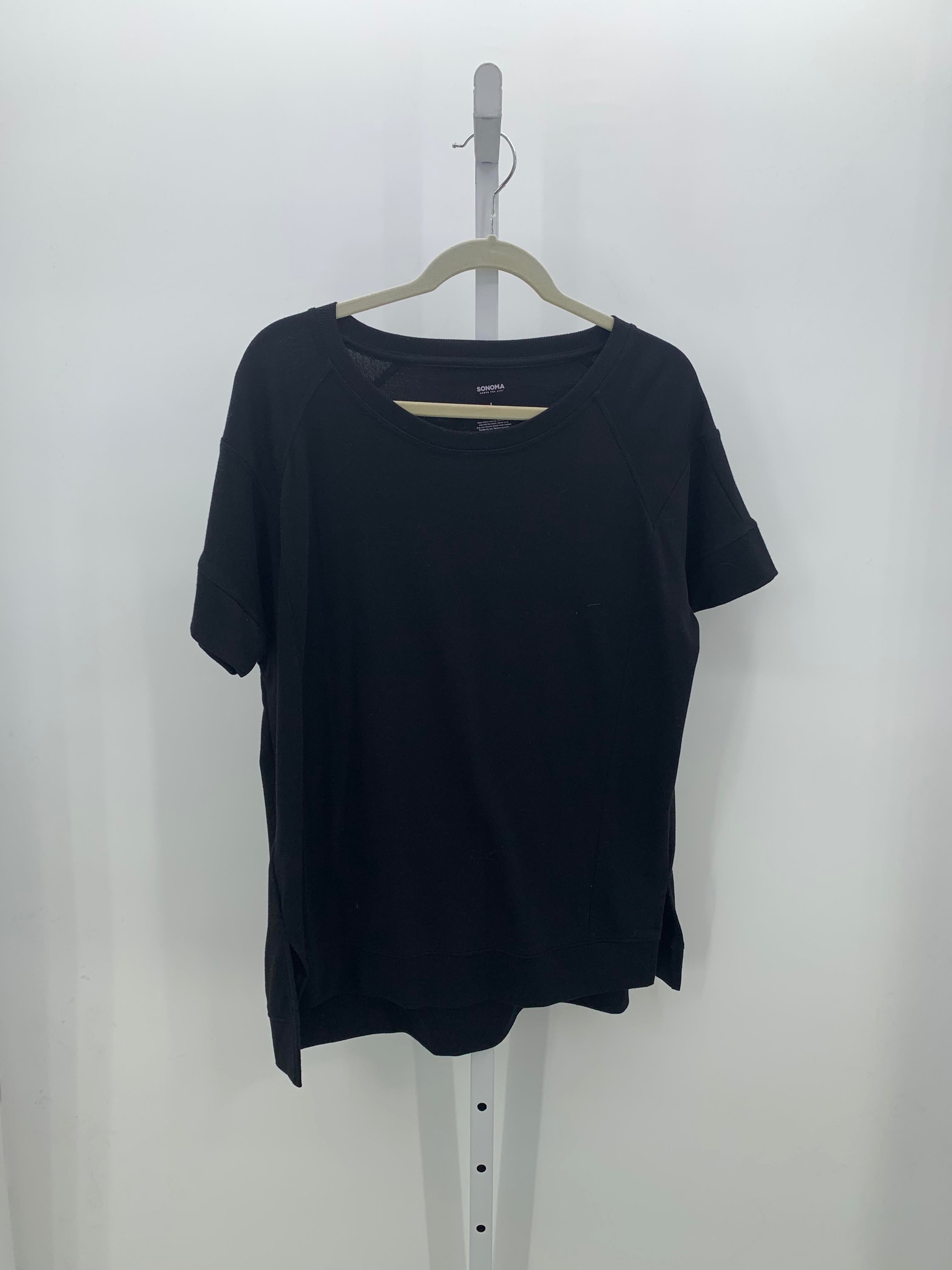 Sonoma Size Large Misses Short Sleeve Shirt
