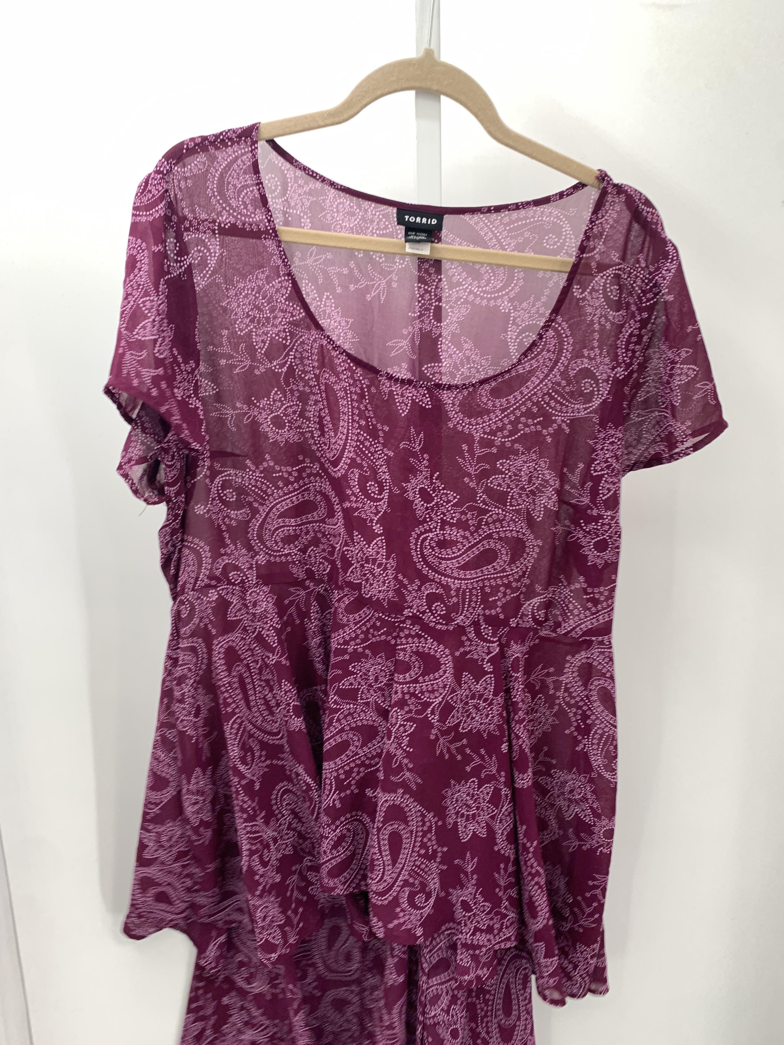 Torrid Size 2X Womens Short Sleeve Shirt