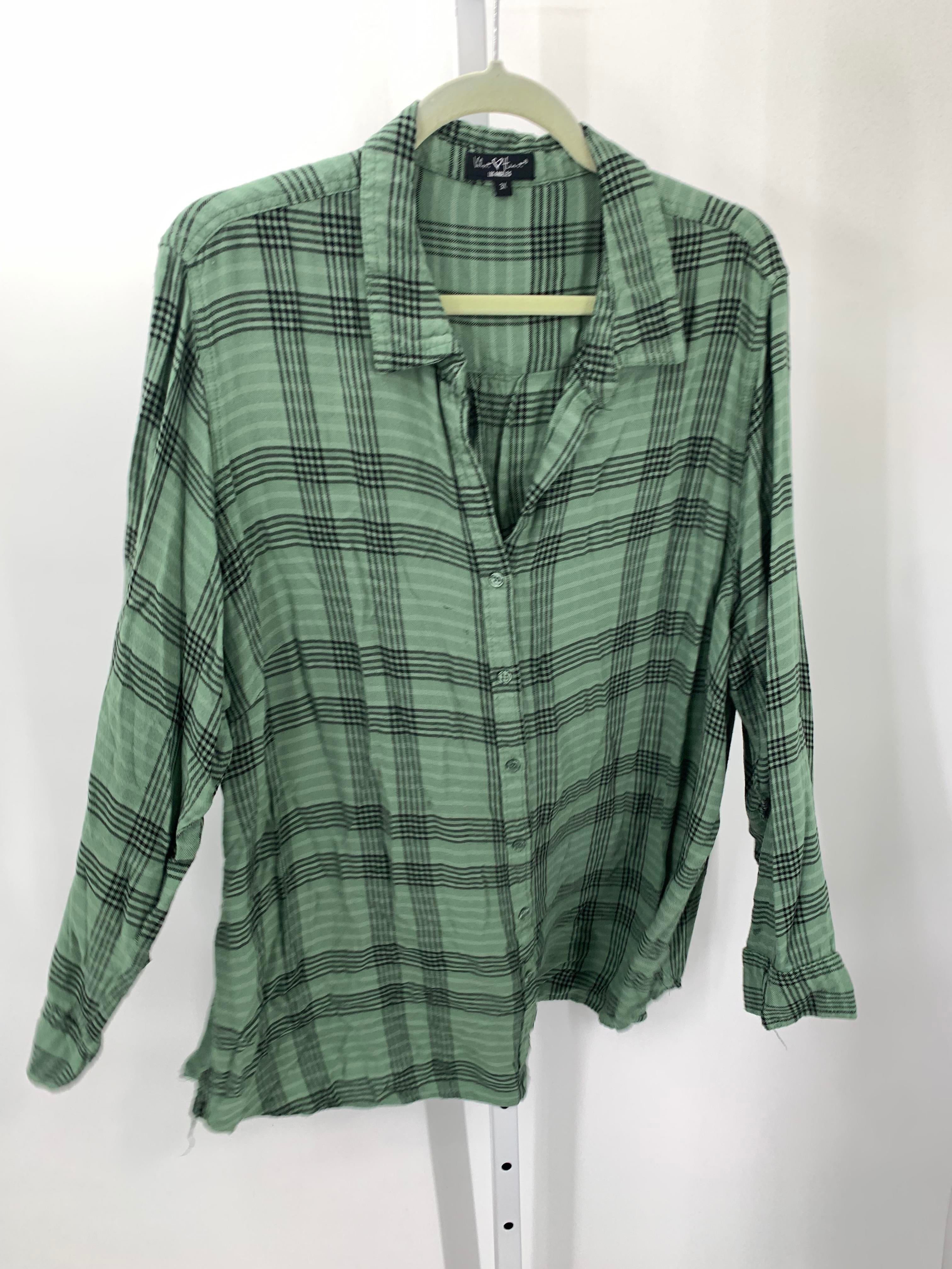 Velvet Heart Size 3X Womens Long Sleeve Shirt