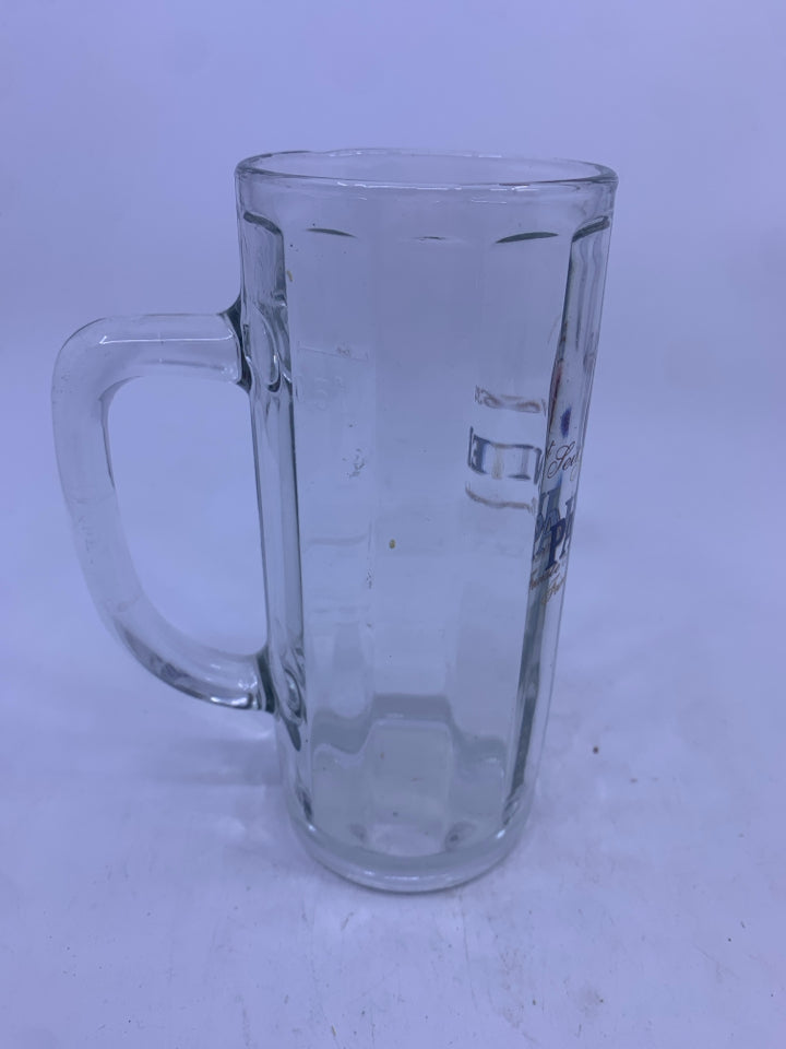 2 PAULANER BEER STEINS.