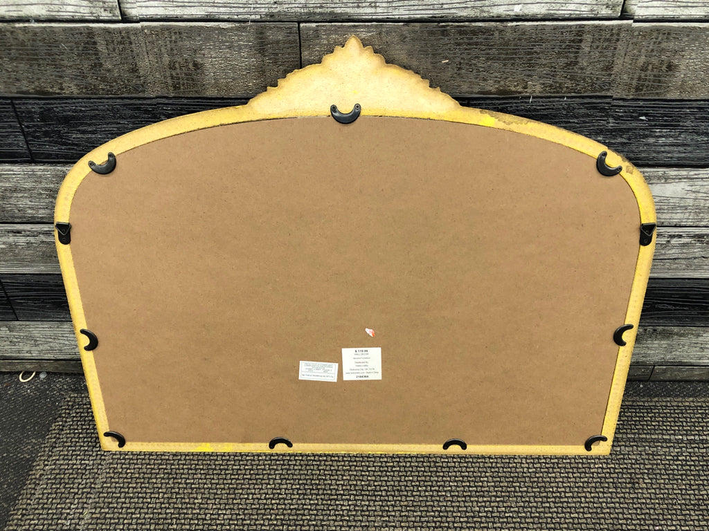 MY HEART GOLD SCROLL MIRROR.