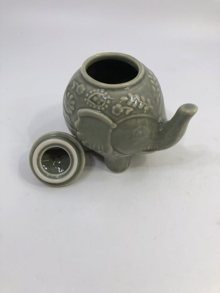 CERAMIC ELEPHANT BOX-REVE DE PROVENCE.