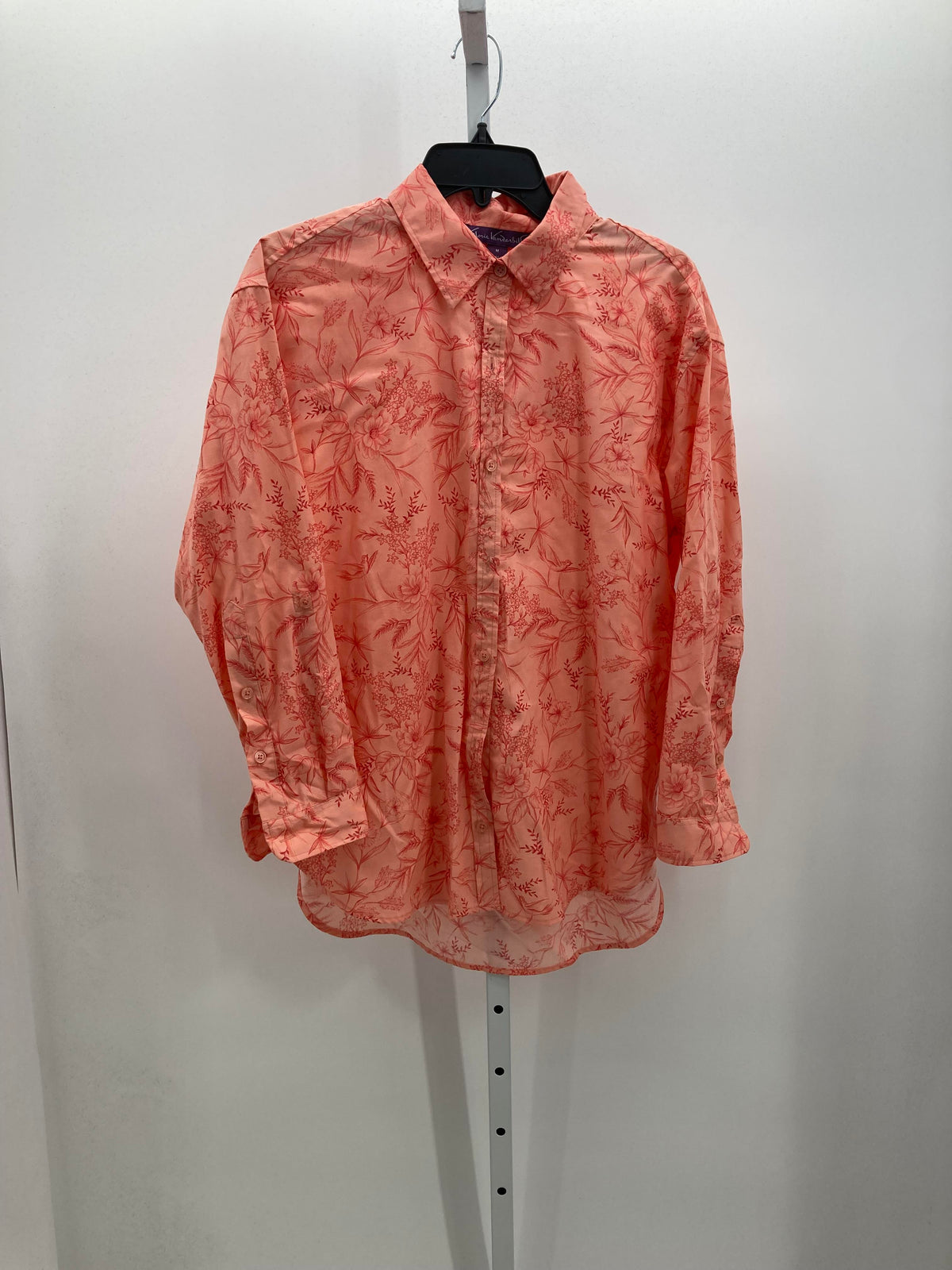 Gloria Vanderbilt Size Medium Misses Long Sleeve Shirt