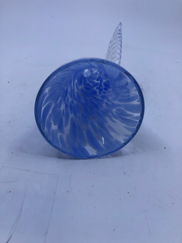 BLUE GLASS ANGEL.