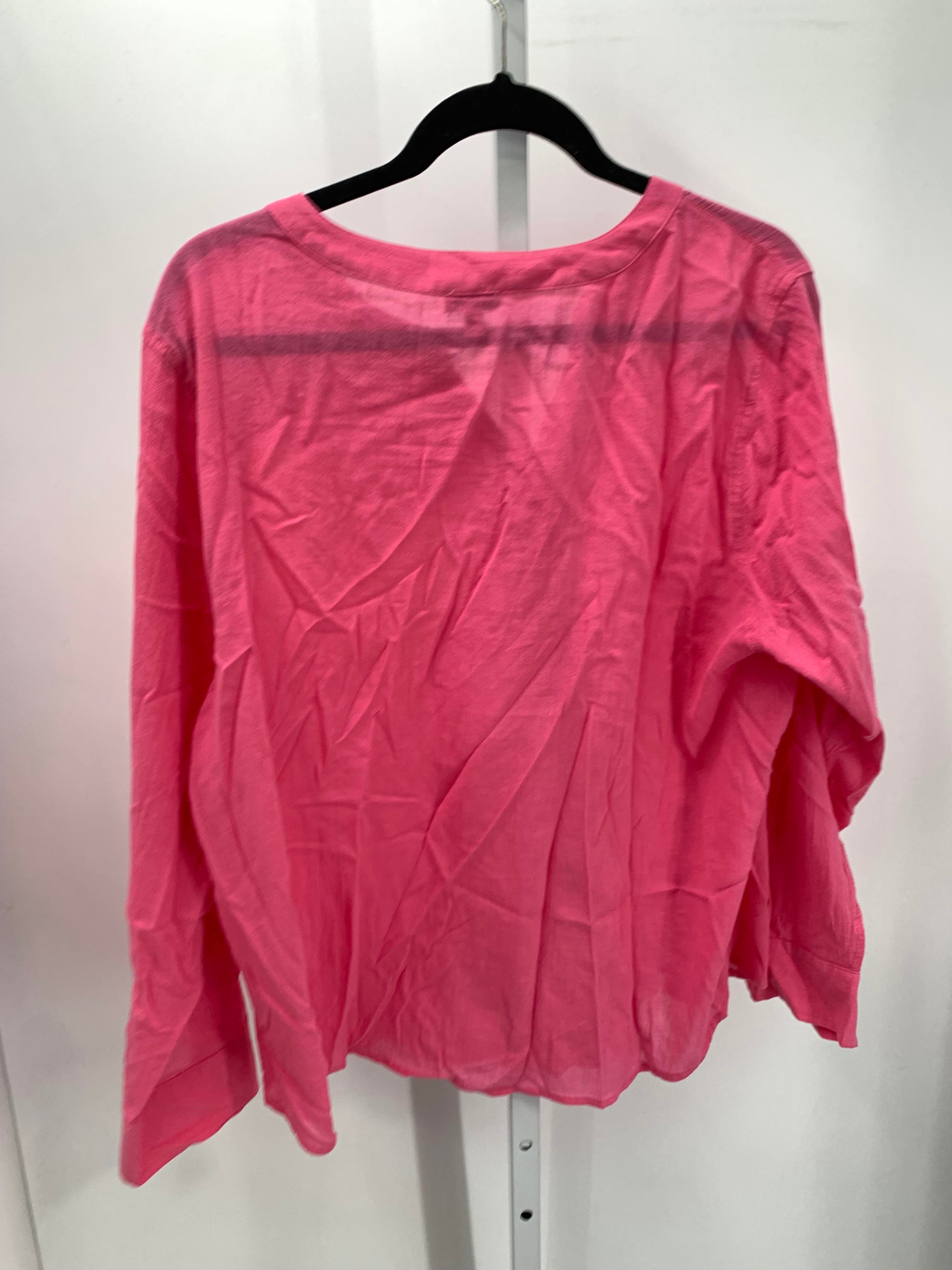 Talbots Size X Large Petite Petite Long Sleeve Shirt