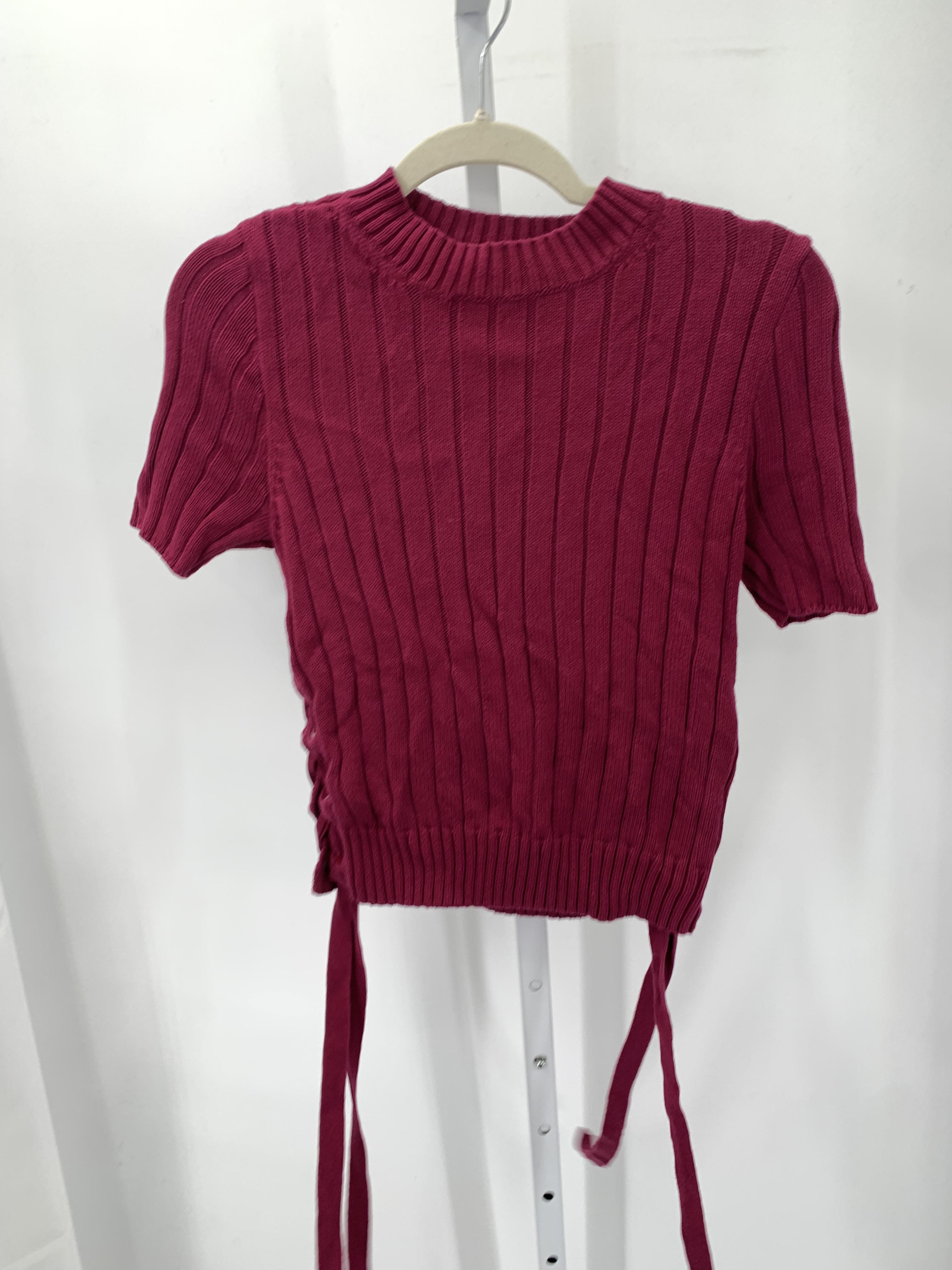 Express Size Medium Misses Short Slv Sweater