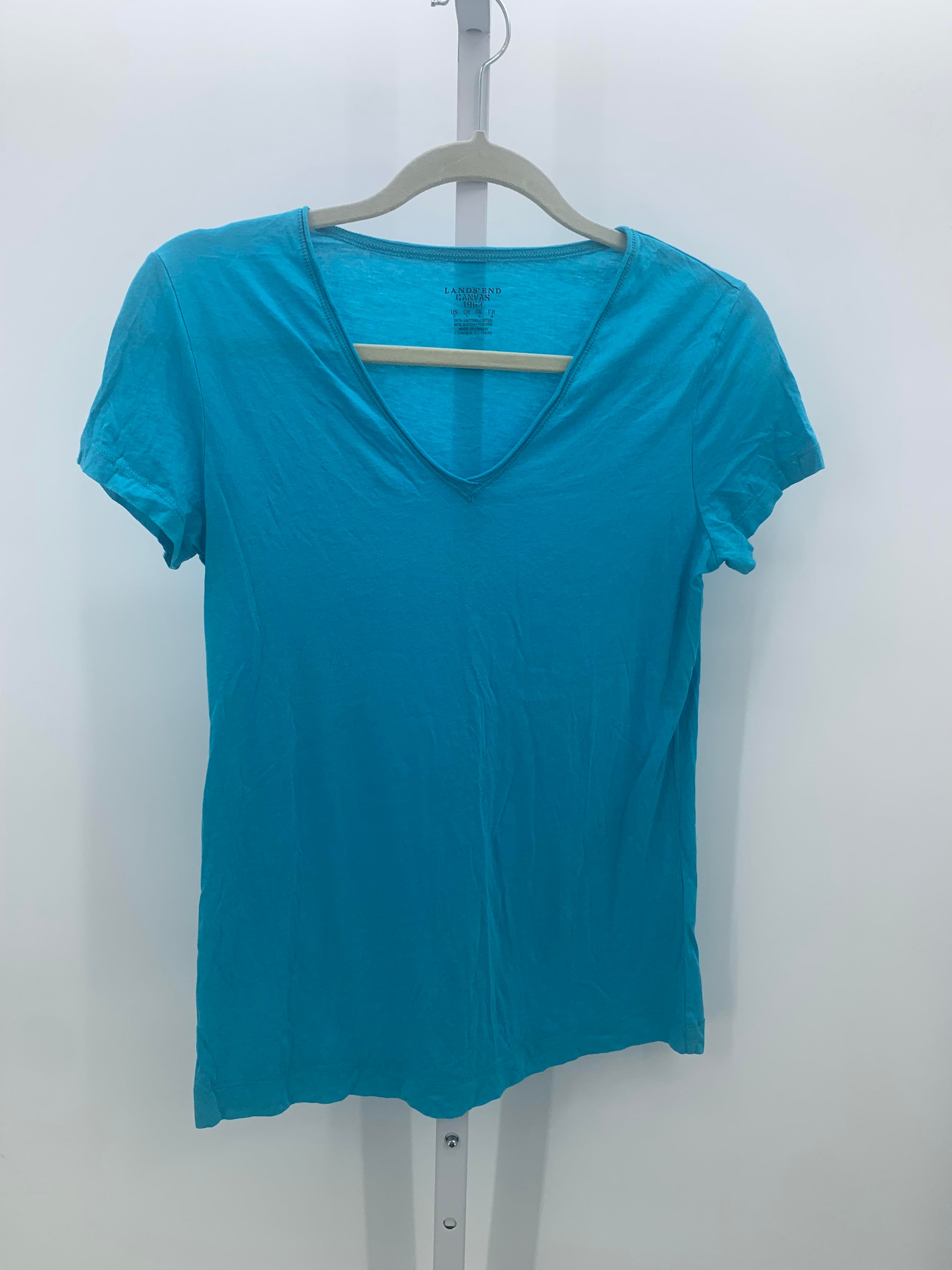 Lands End Size Small Misses Short Sleeve Shirt