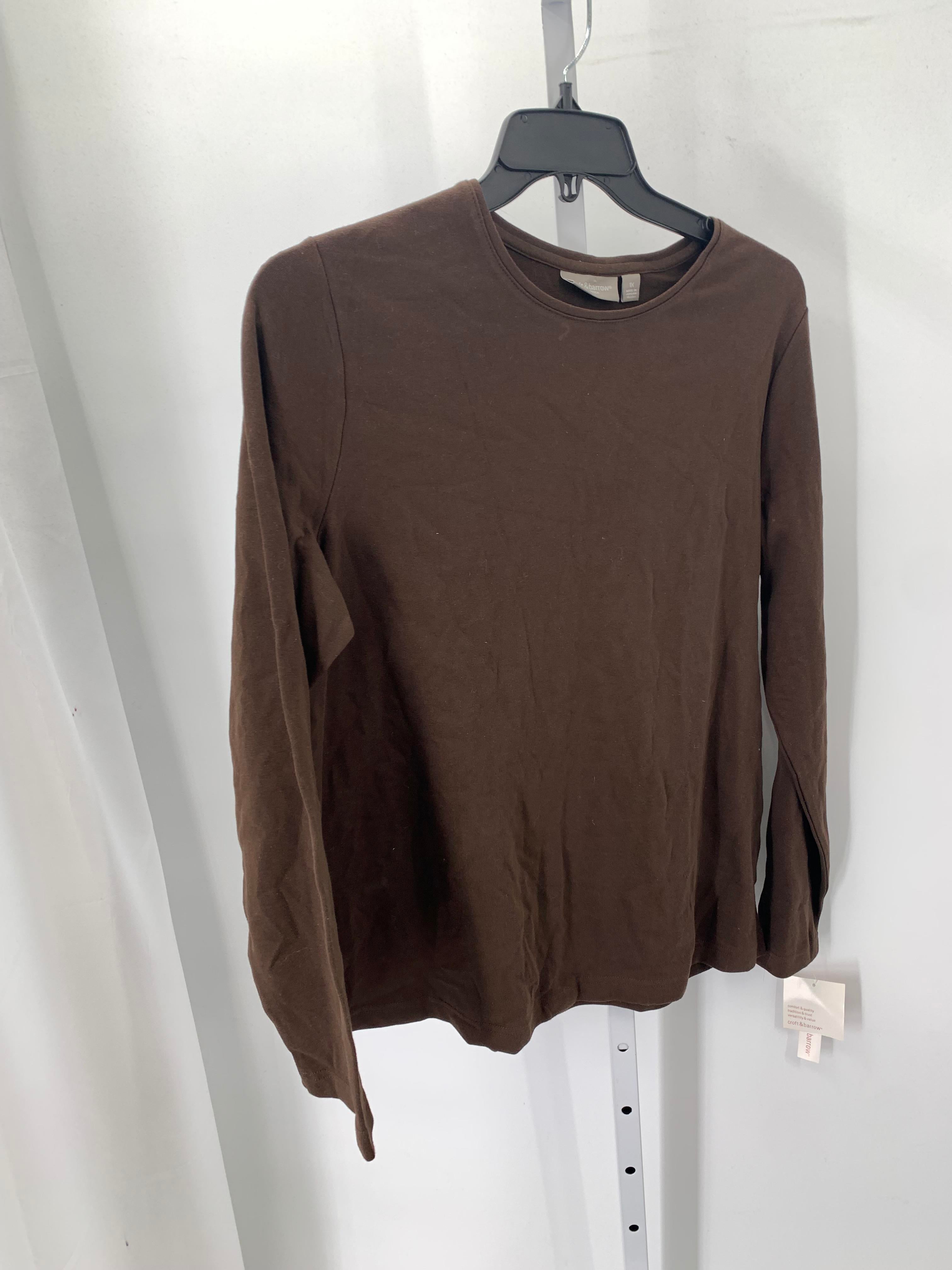 Croft & Barrow Size 1X Womens Long Sleeve Shirt