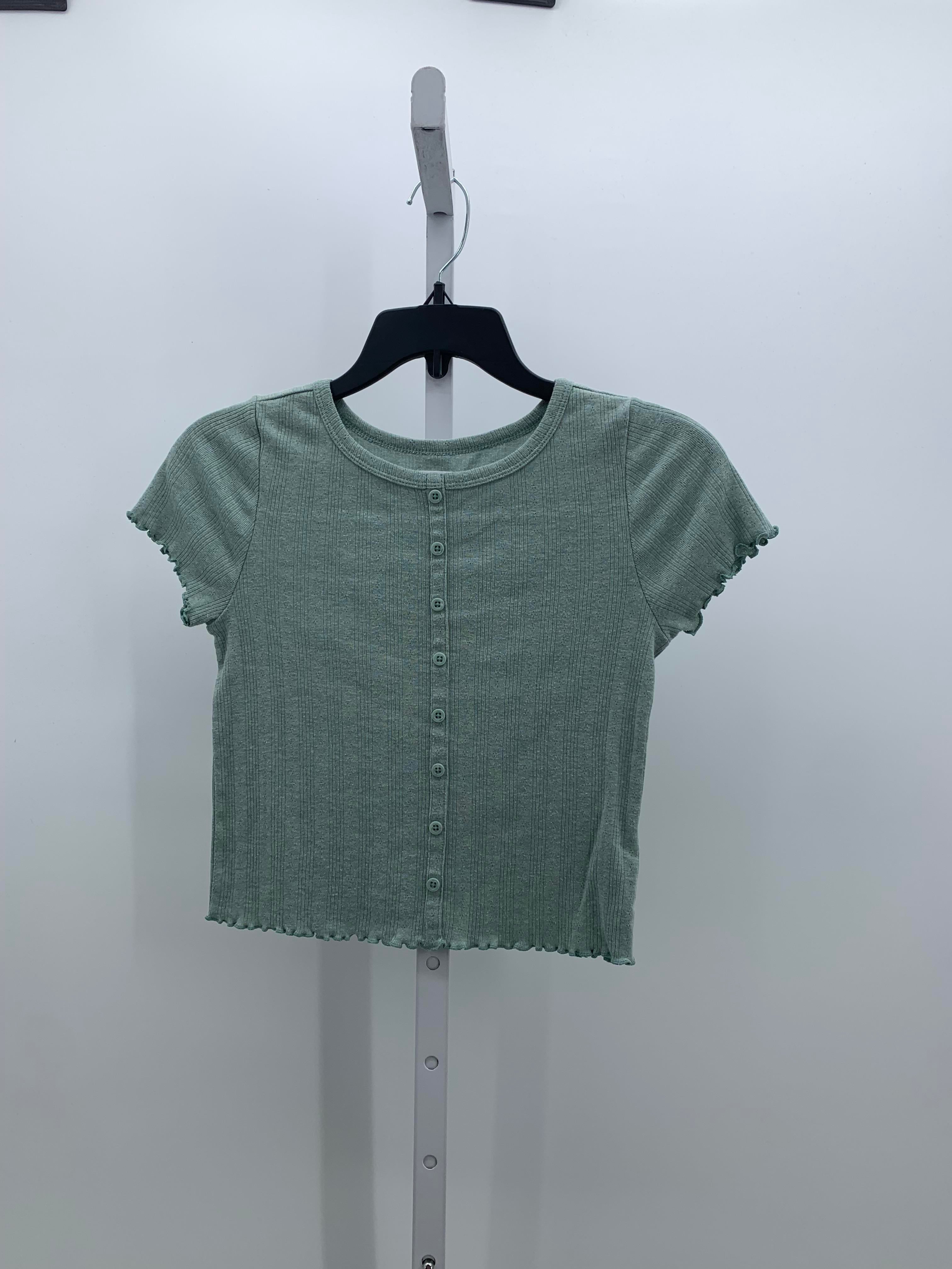 Wonder Nation Size 10-12 Girls Short Sleeve Shirt