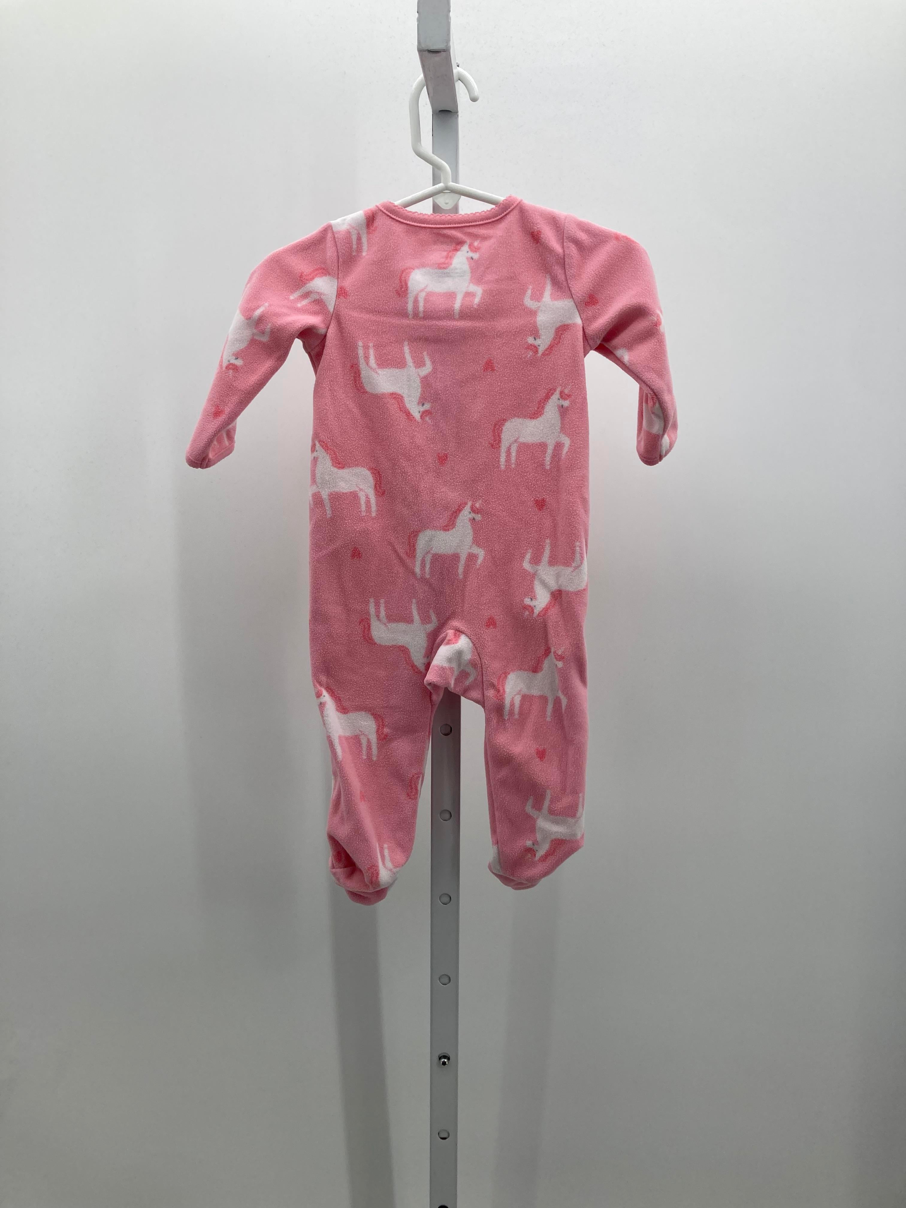 Carters Size 3-6 Months Girls Long Slv. Romper