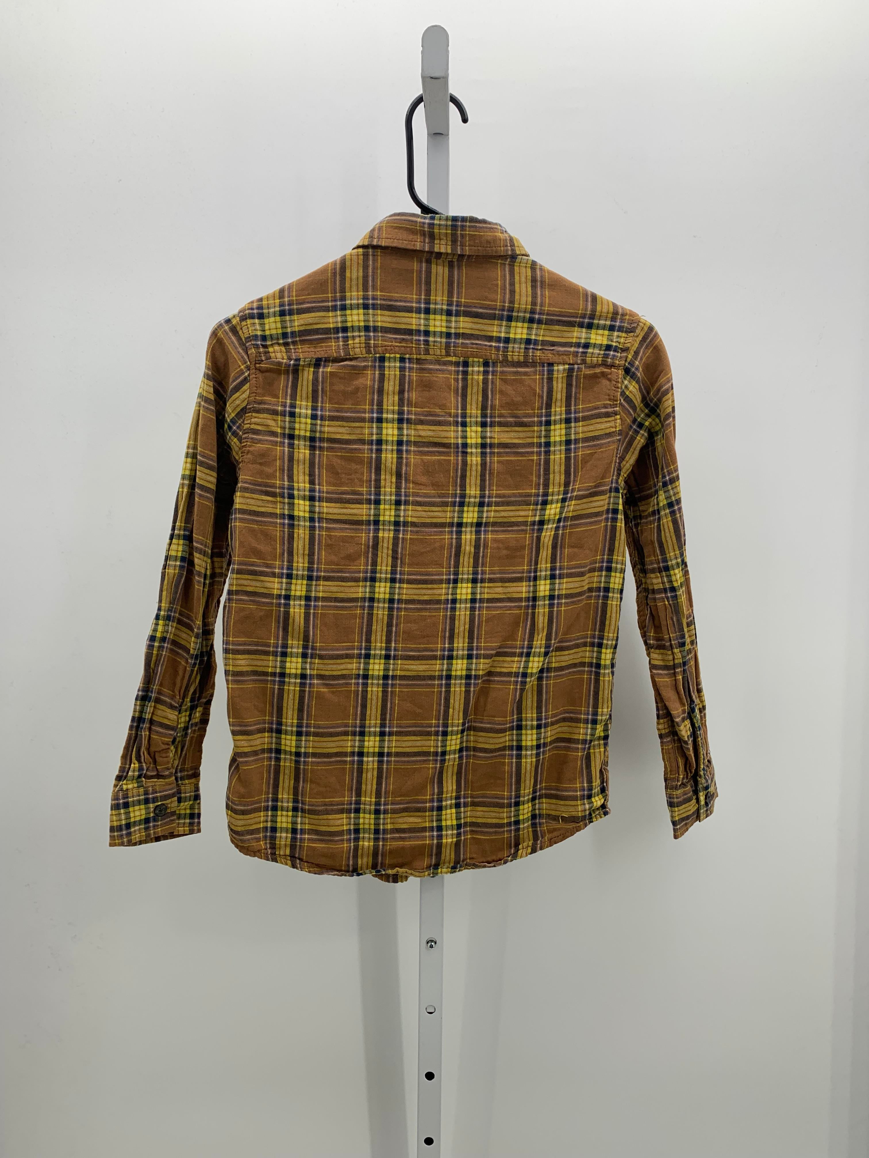 YELLOW PLAID BTN DOWN