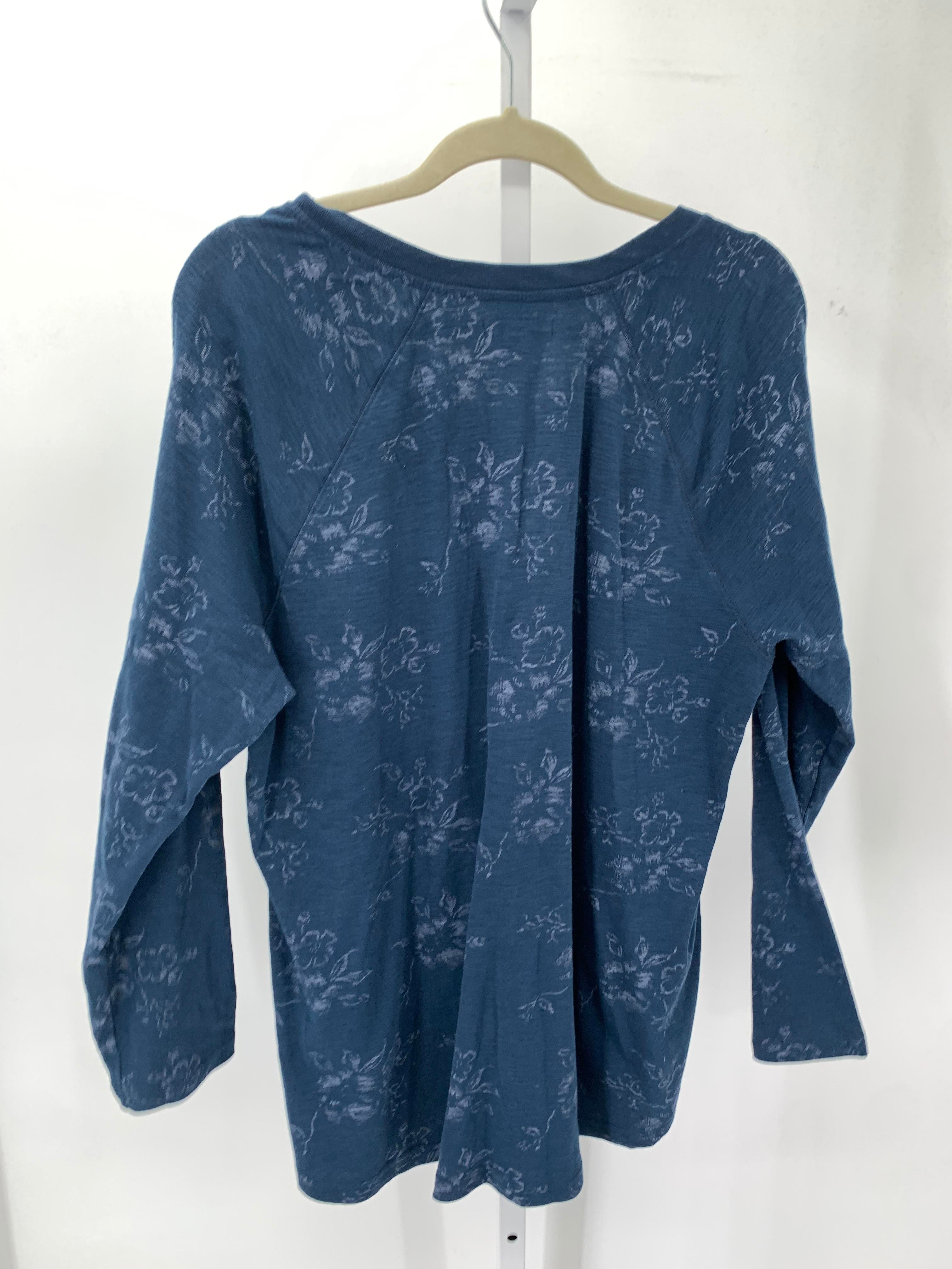 Chaps Size 2X Womens Long Sleeve Shirt