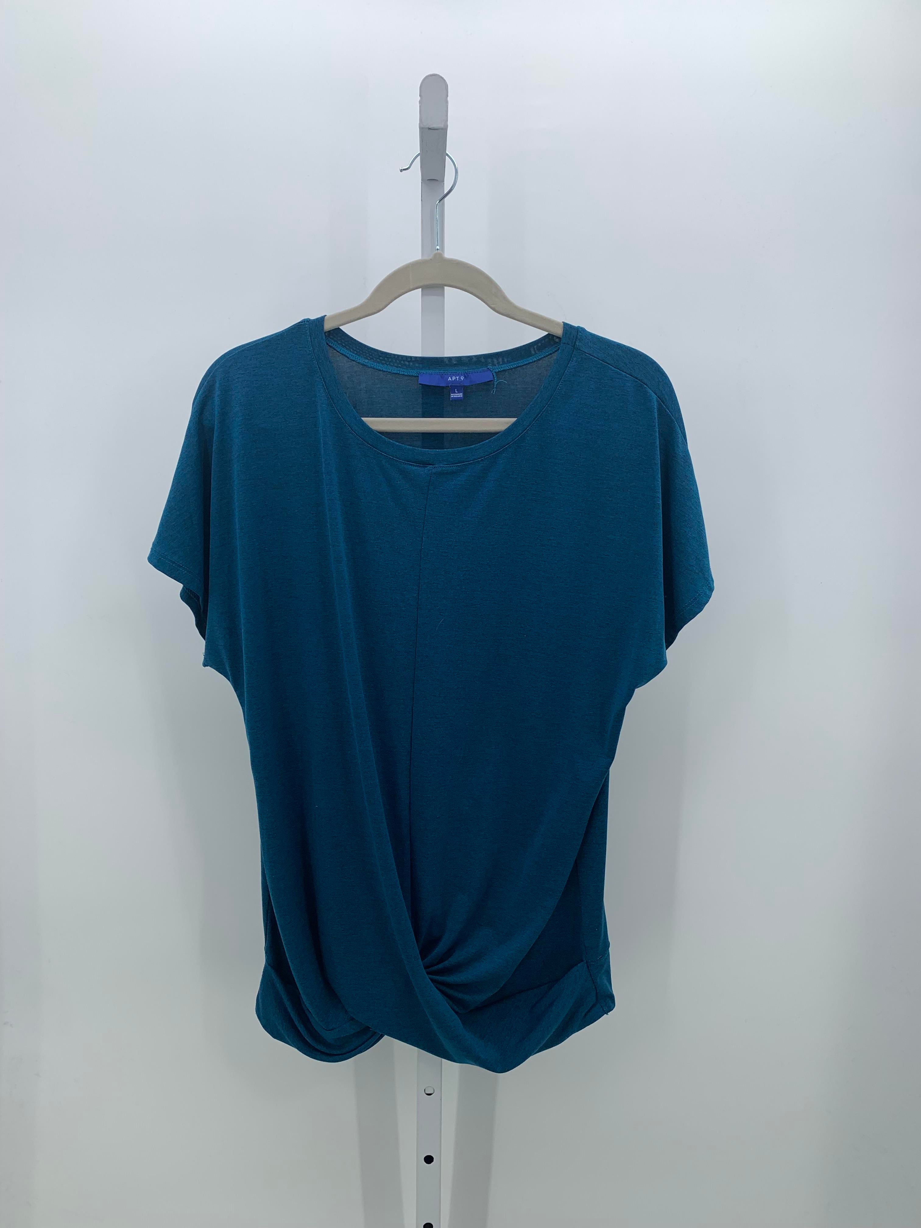 Apt. 9 Size Large Misses Short Sleeve Shirt