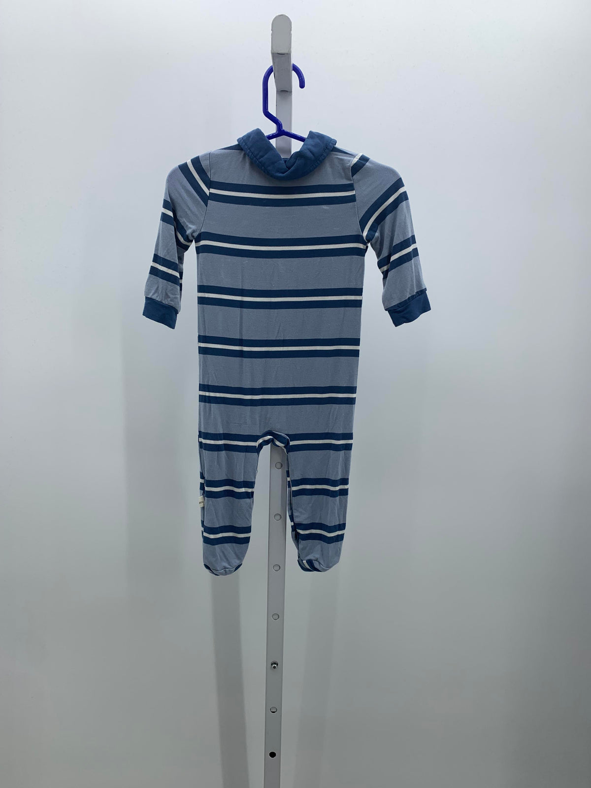 STRIPE KNIT ROMPER