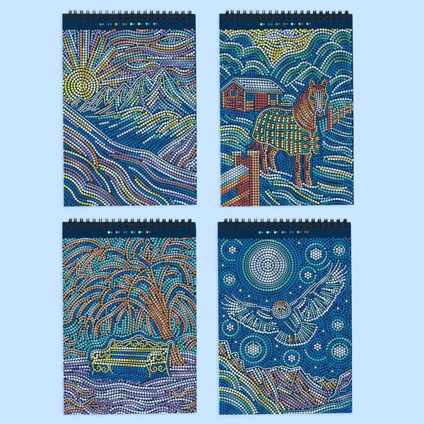 New FlowArt® - Dot-By-Letter, Winter's Glow - Metallic Ink