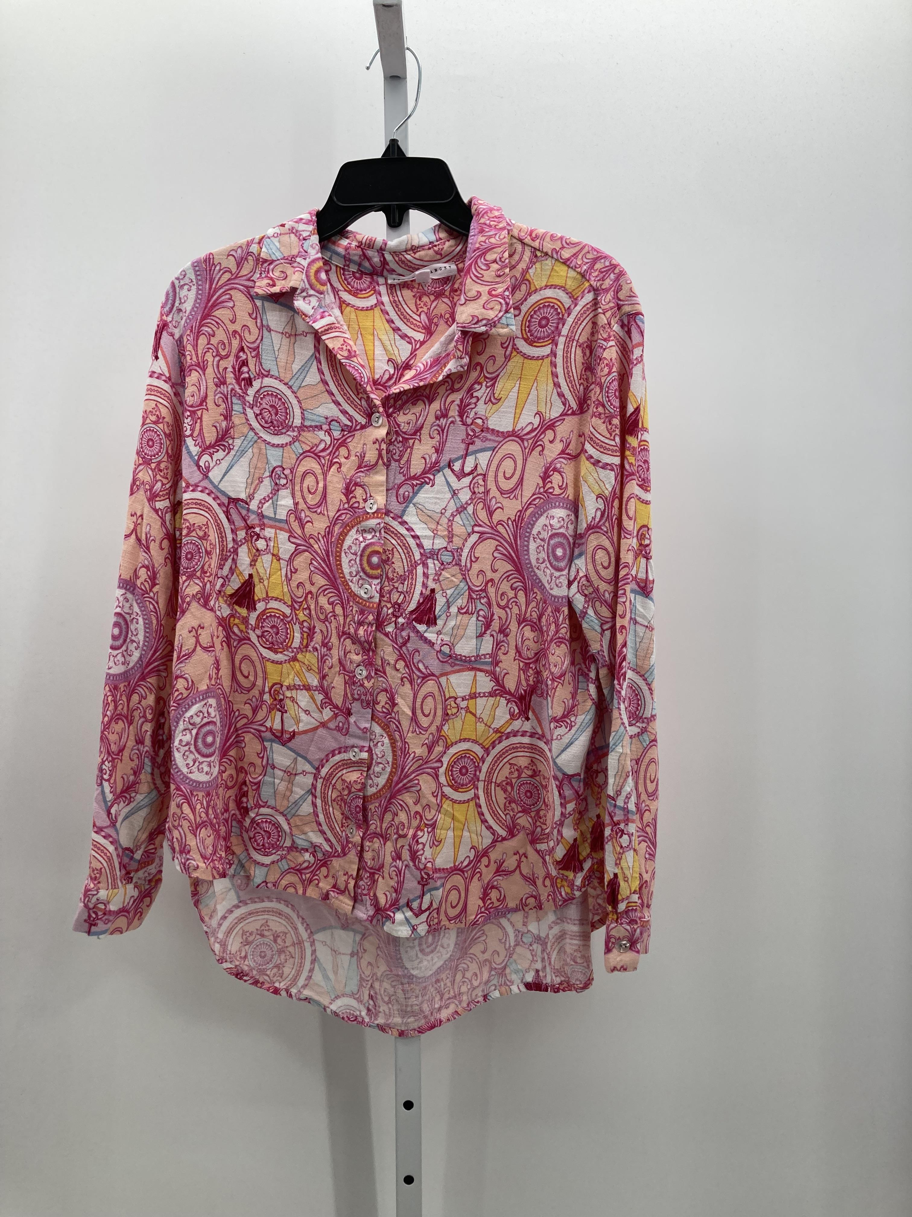 Jane + Delancey Size Large Misses Long Sleeve Shirt