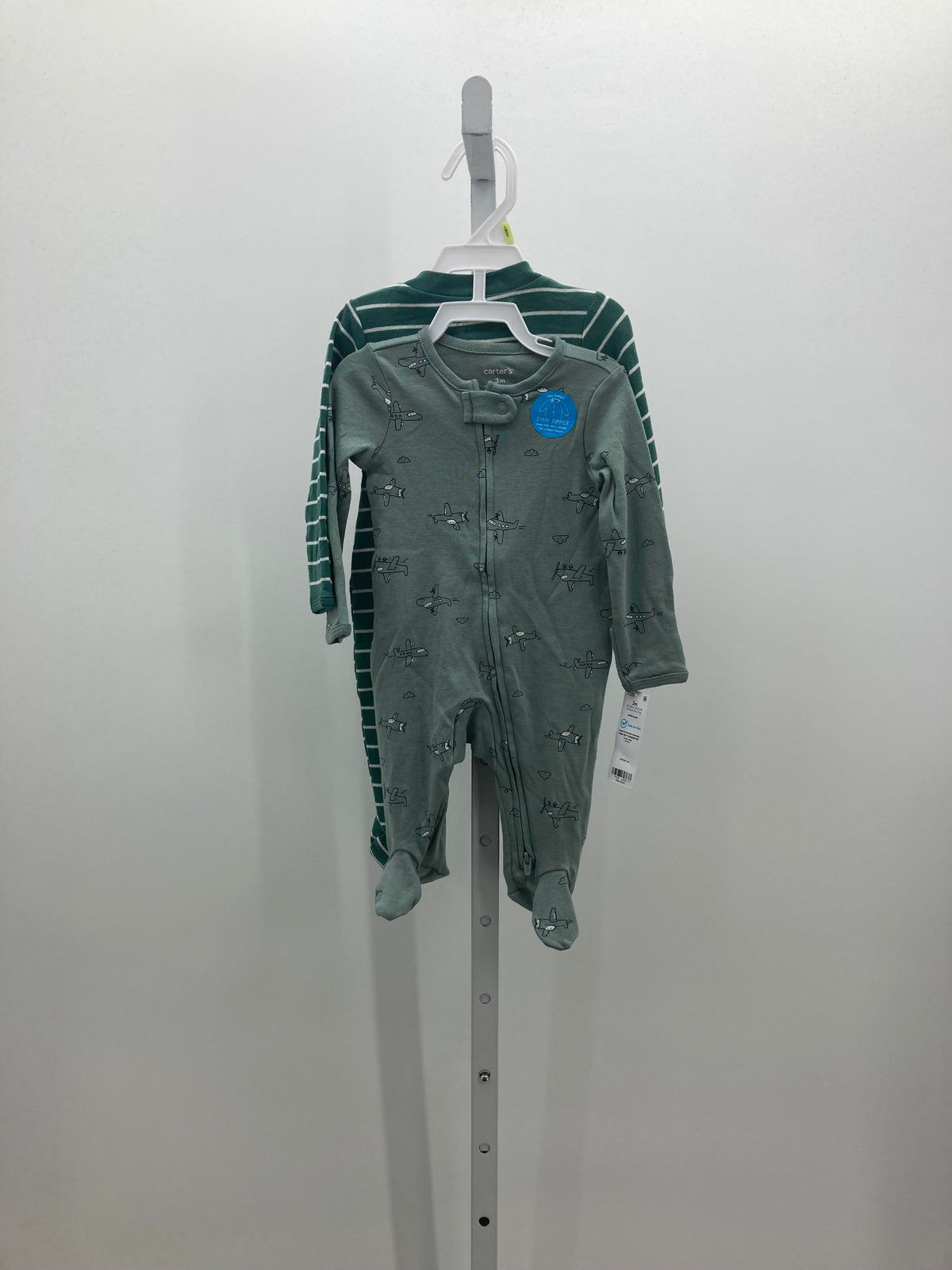 TWO LONG SLV ROMPERS