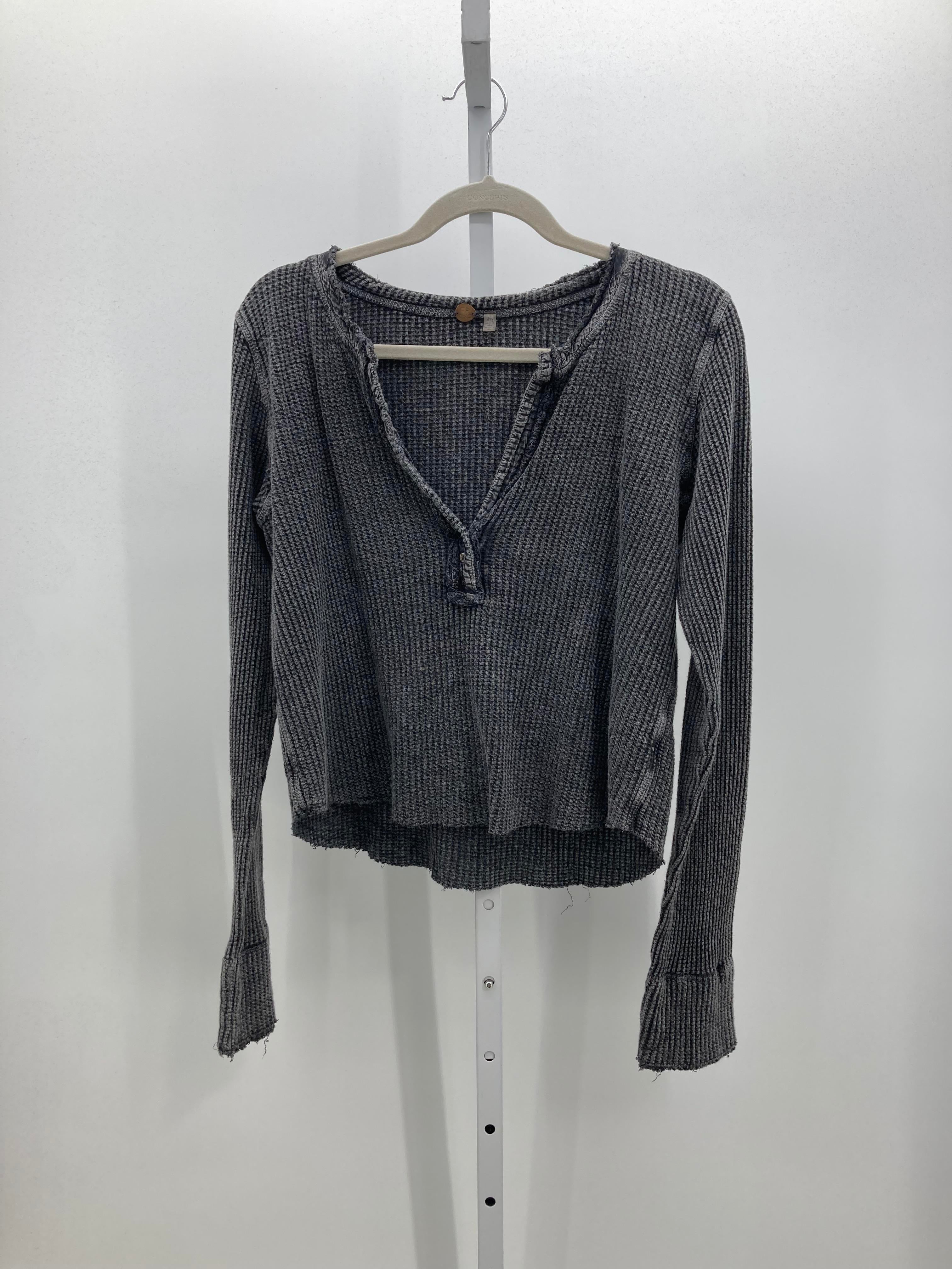 Free People Size Extra Large Misses Long Sleeve Shirt
