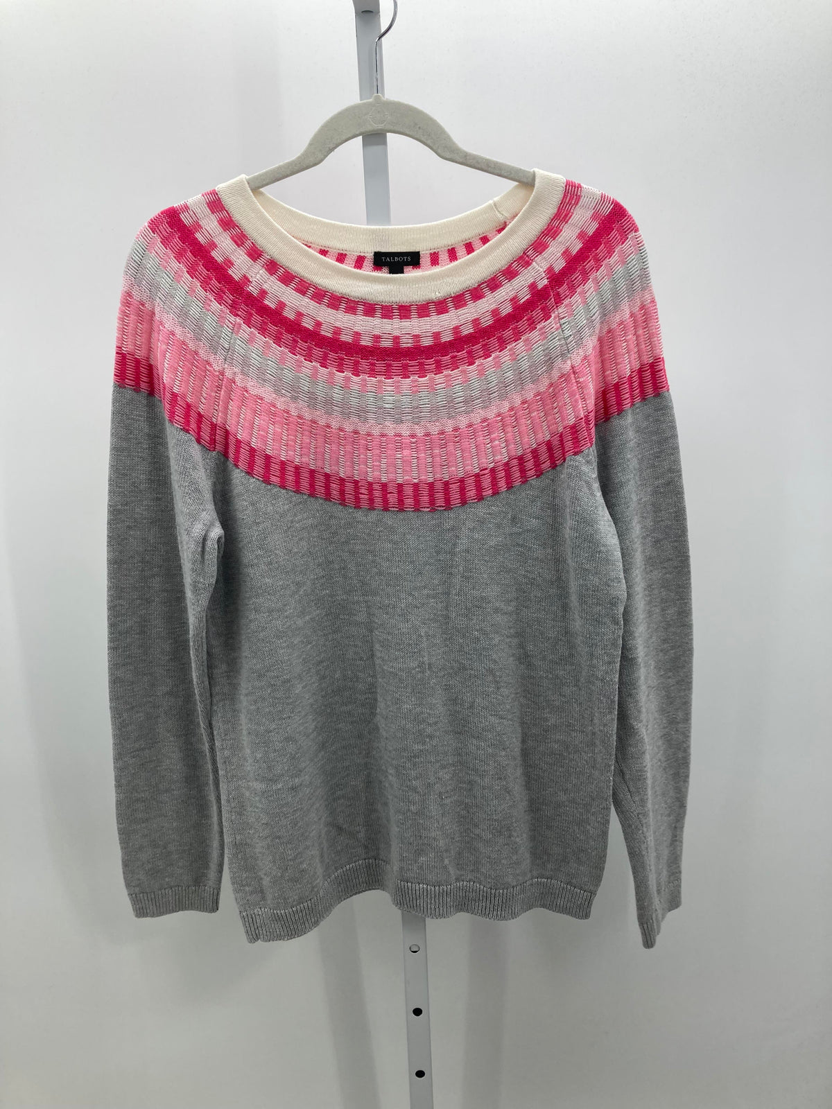 Talbots Size Medium Misses Long Slv Sweater