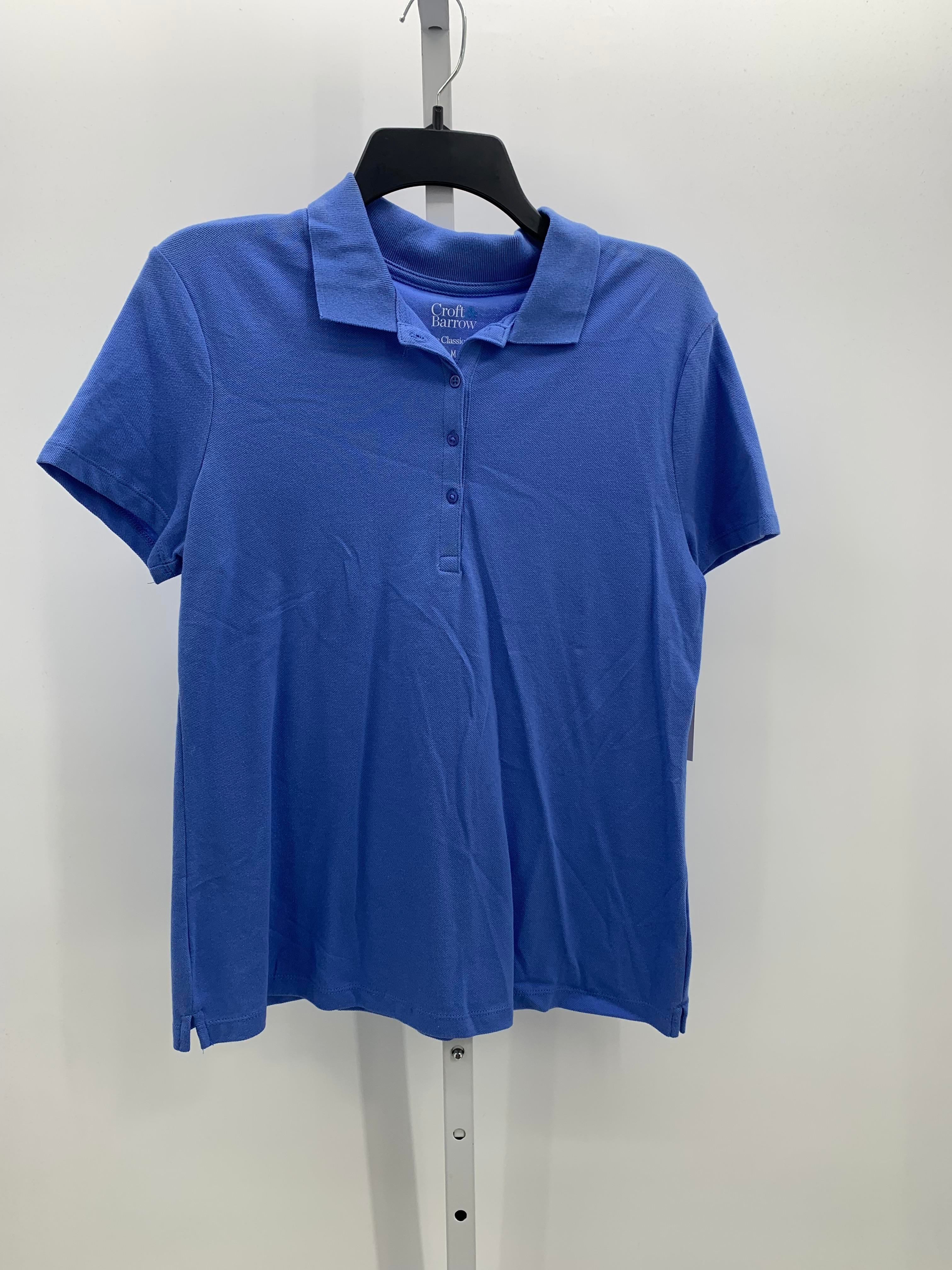 Croft & Barrow Size Medium Misses Short Sleeve Shirt